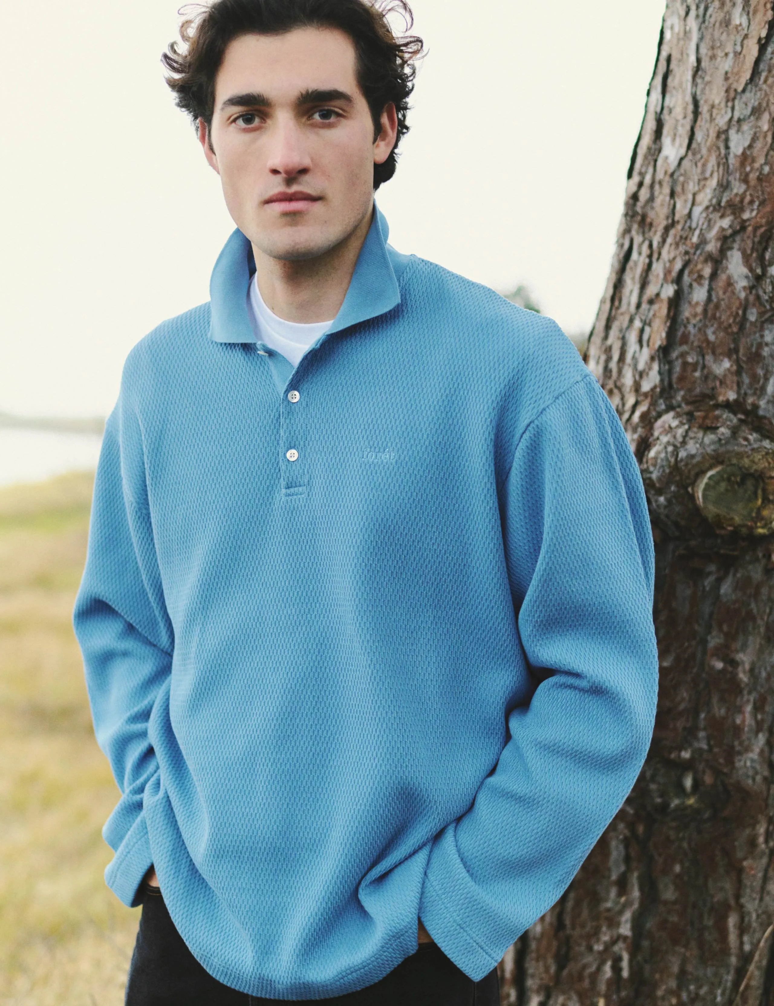 HERB POLO SWEATSHIRT - FORMAL BLUE sold by Foret product image thumbnail 4