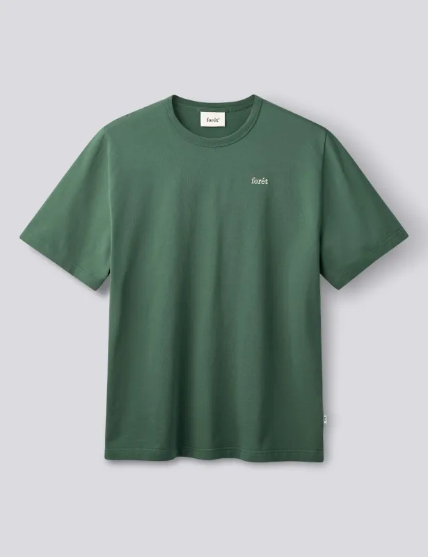 OAK T-SHIRT - MUTED TEAL made by Foret