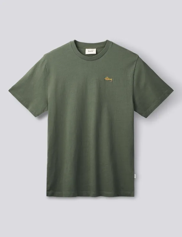 PERCH T-SHIRT - THYME made by Foret