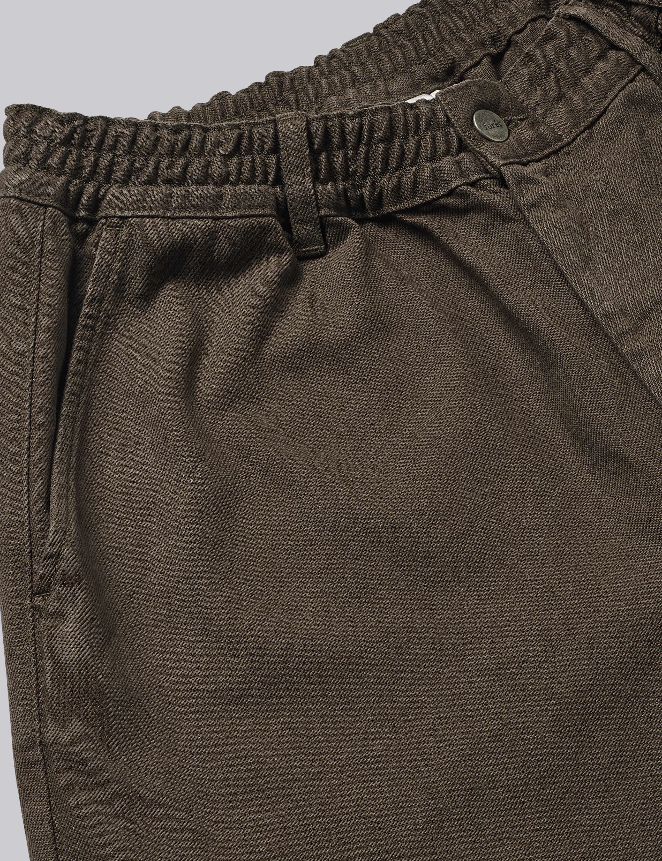 CLAY TWILL PANTS - WOOD sold by Foret product image thumbnail 4