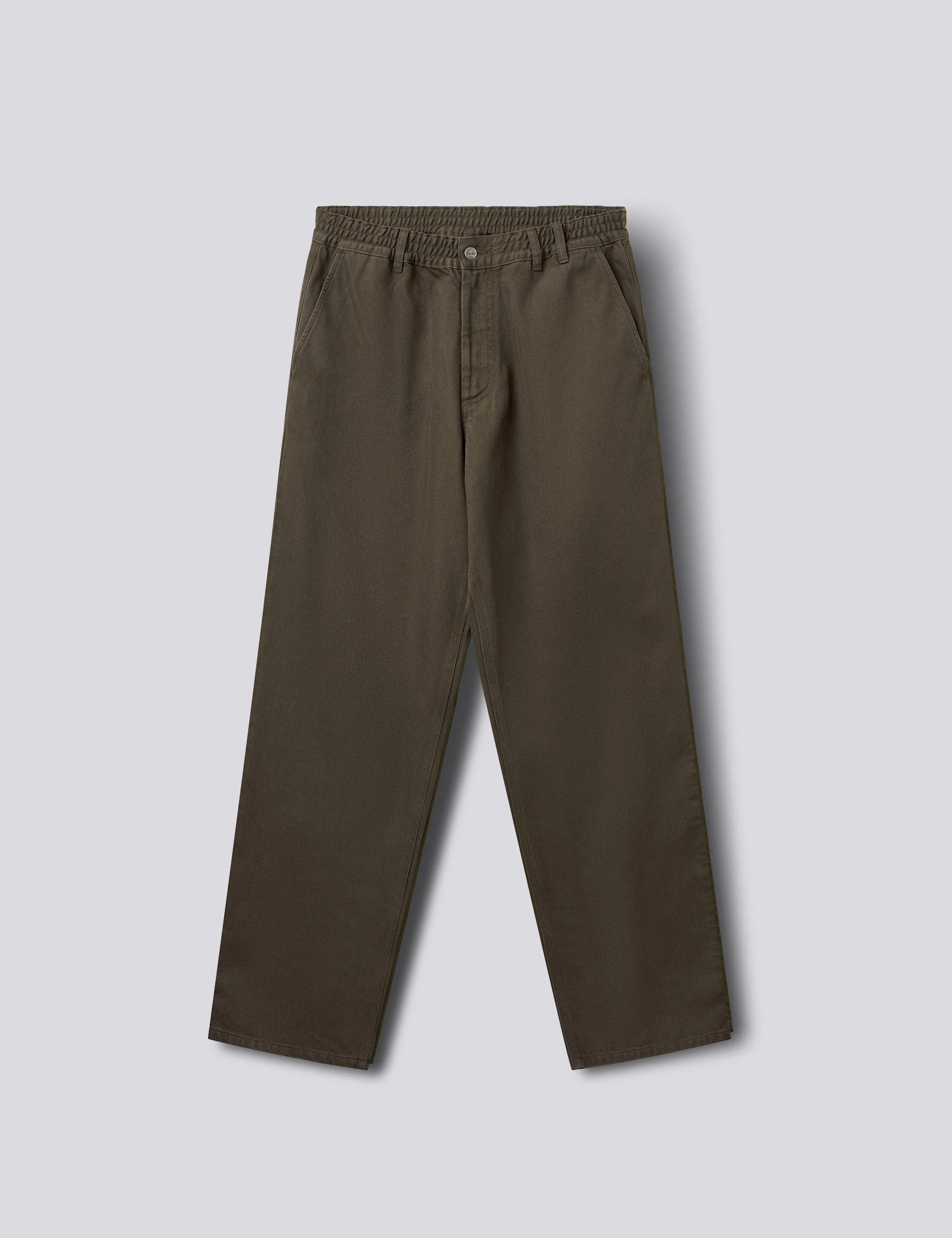 CLAY TWILL PANTS - WOOD sold by Foret