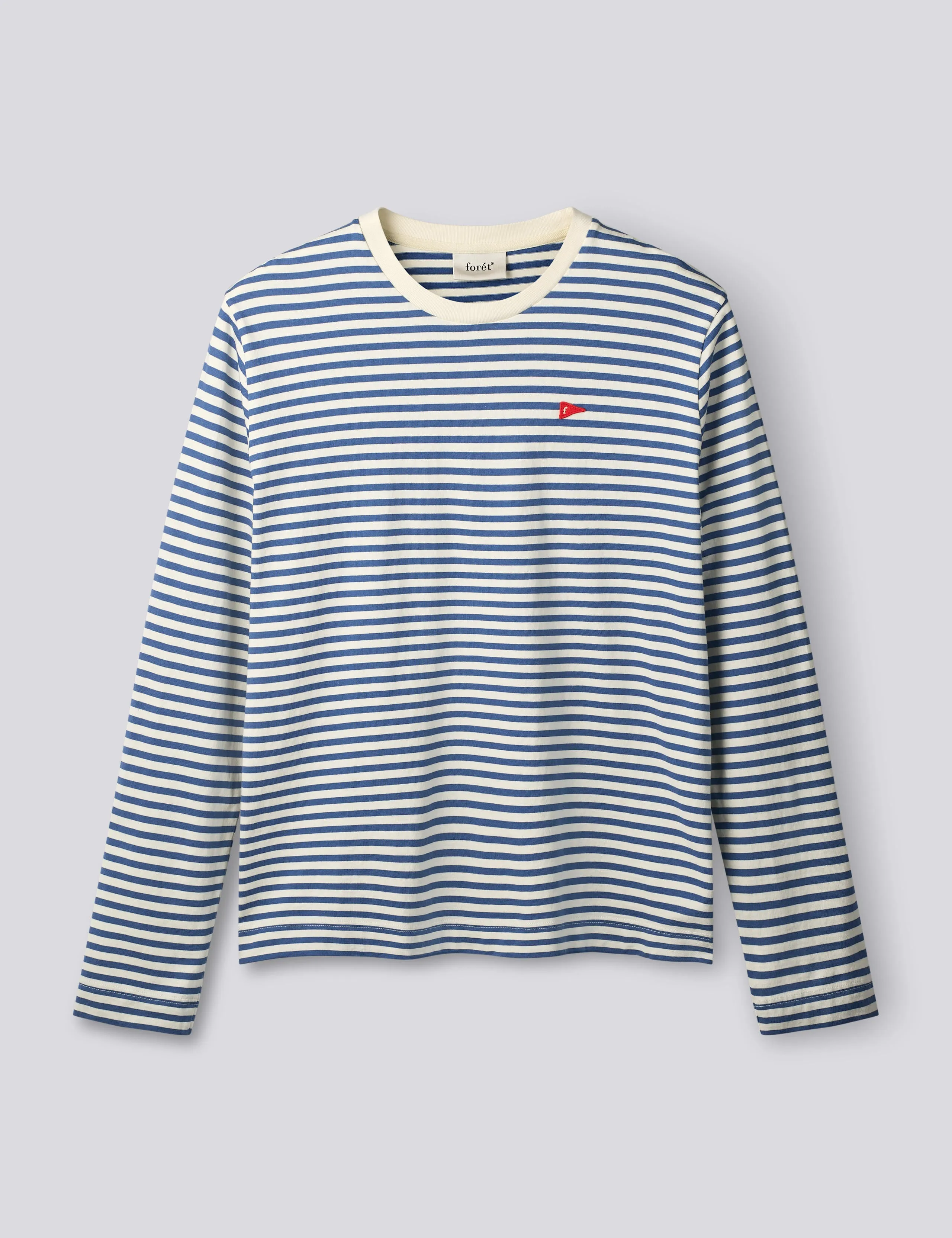 FLAG LONGSLEEVE - BLUE STRIPE sold by Foret
