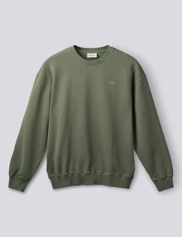 PERCH SWEATSHIRT - THYME made by Foret