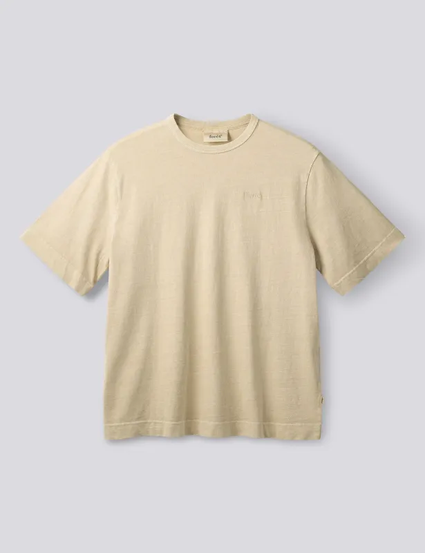 PARK RELAXED FIT T-SHIRT - UNIFORM KHAKI made by Foret