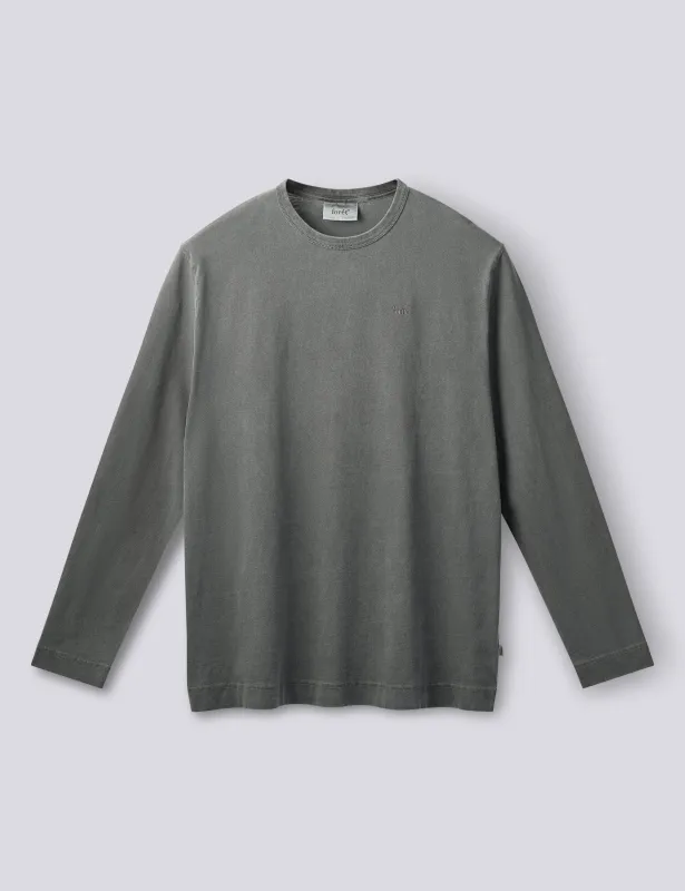 PARK RELAXED FIT LONGSLEEVE - GREY made by Foret