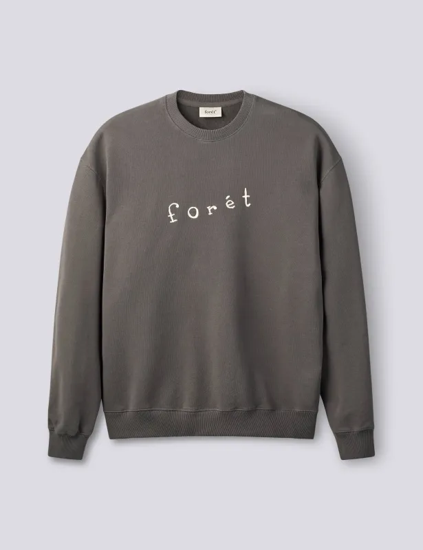 ROPE SWEATSHIRT - GREY made by Foret