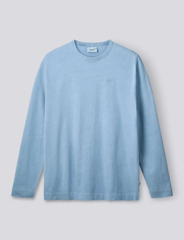 PARK RELAXED FIT LONGSLEEVE - FORMAL BLUE made by Foret
