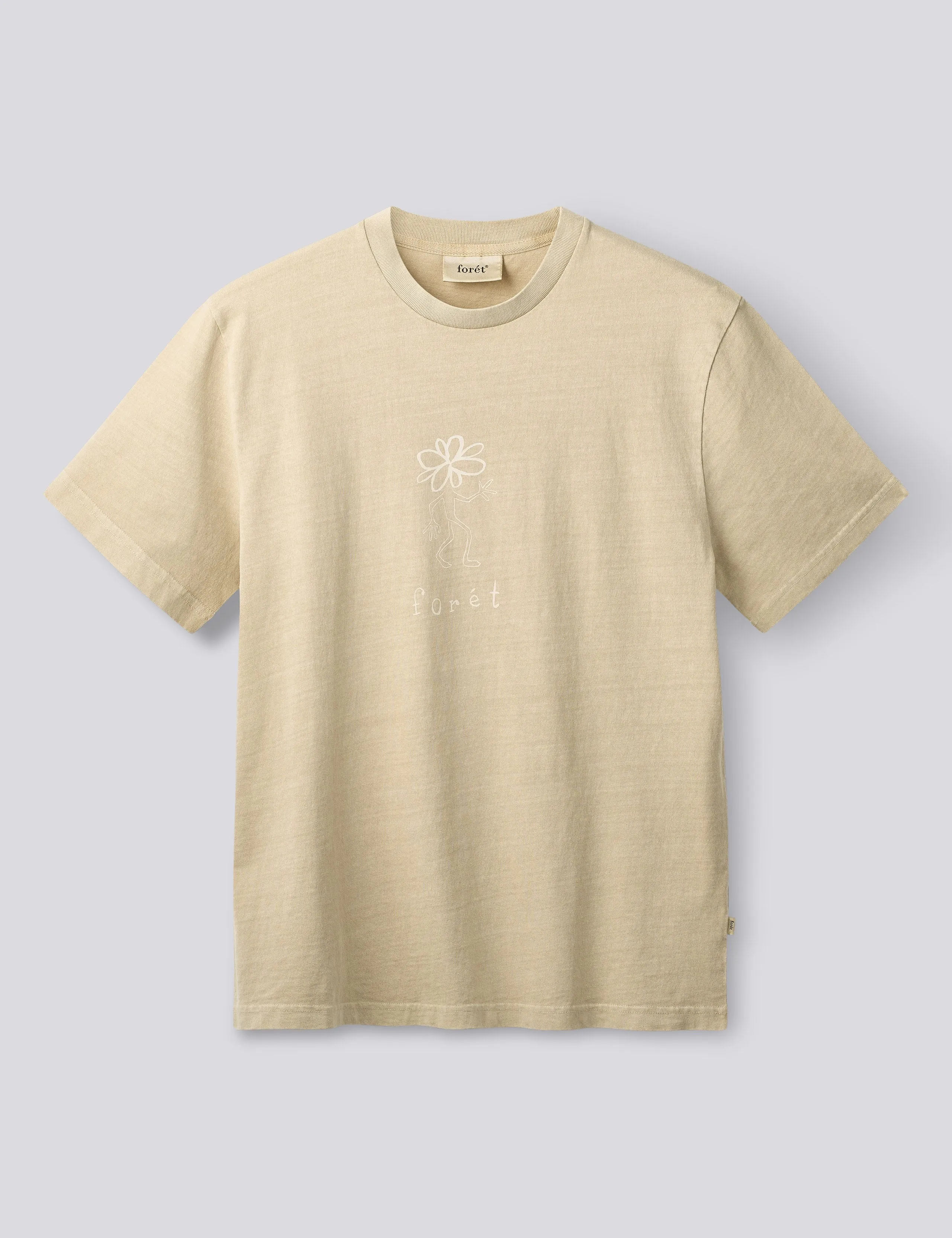 CLOVER T-SHIRT - UNIFORM KHAKI sold by Foret