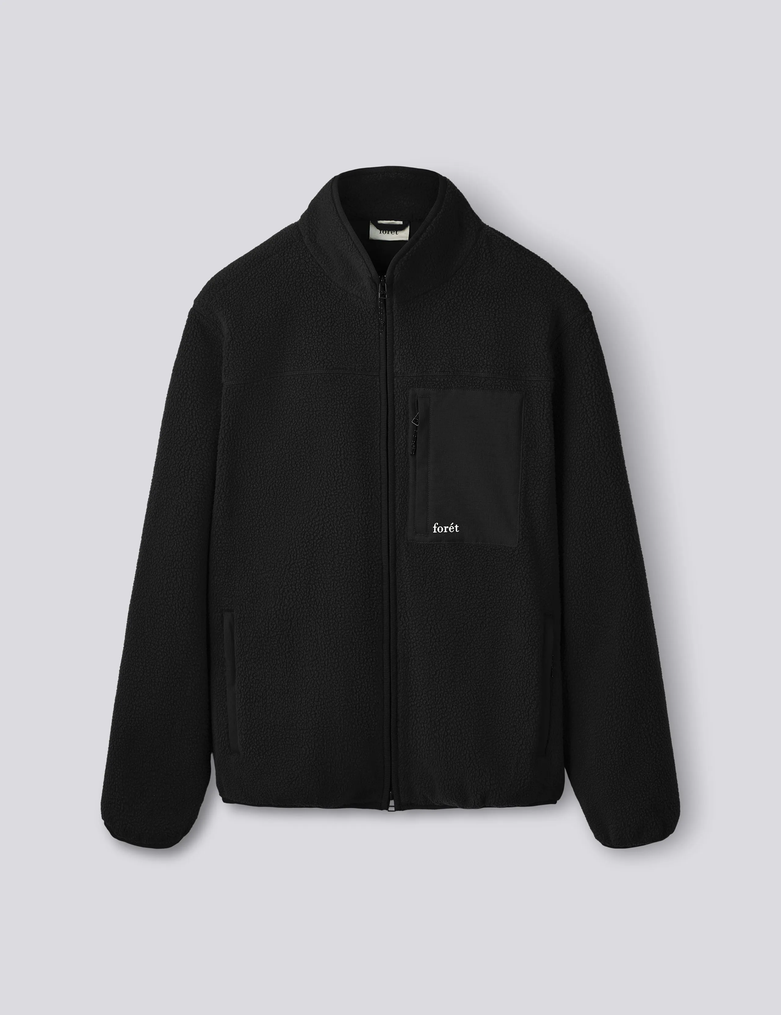 MOUNTAIN FLEECE JACKET - BLACK sold by Foret
