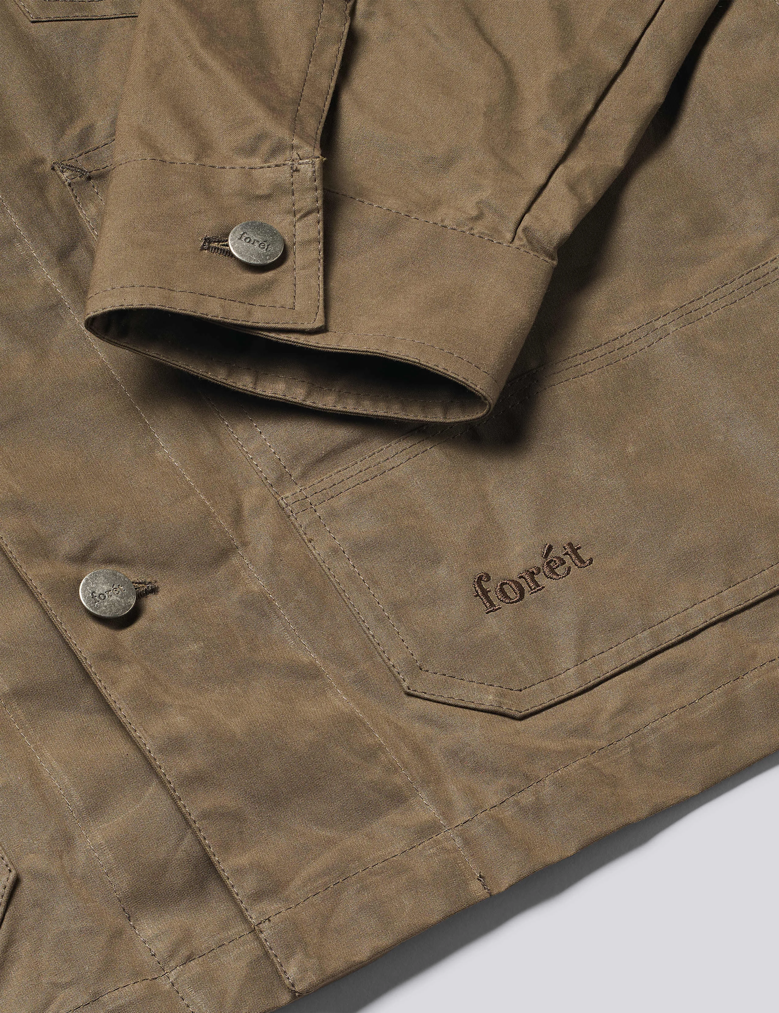 HUNTER WAXED JACKET - FALLOW sold by Foret product image thumbnail 5