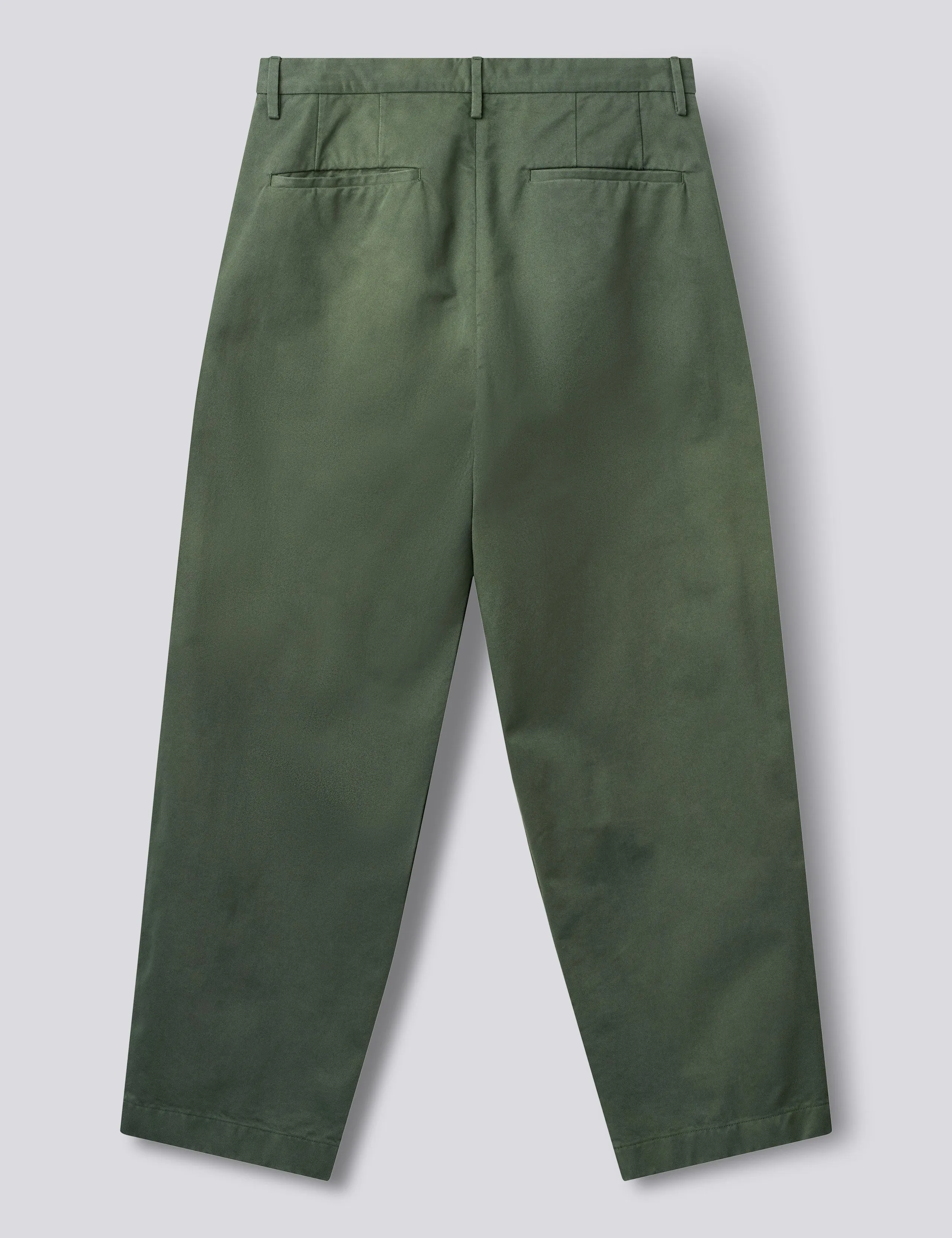 WRITER RELAXED PLEATED PANTS - THYME sold by Foret product image thumbnail 2