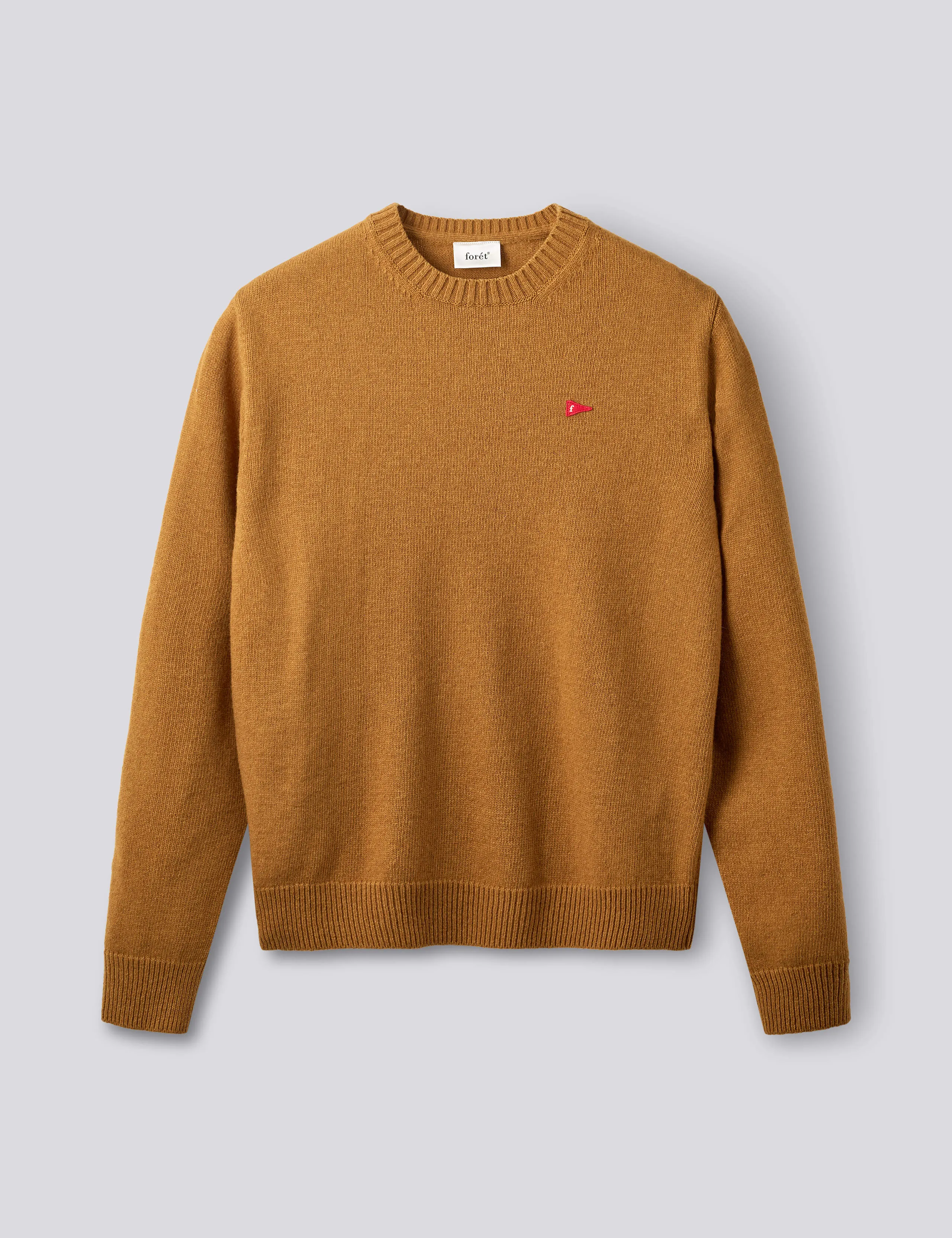 FLAG LAMBSWOOL KNIT - RUST sold by Foret