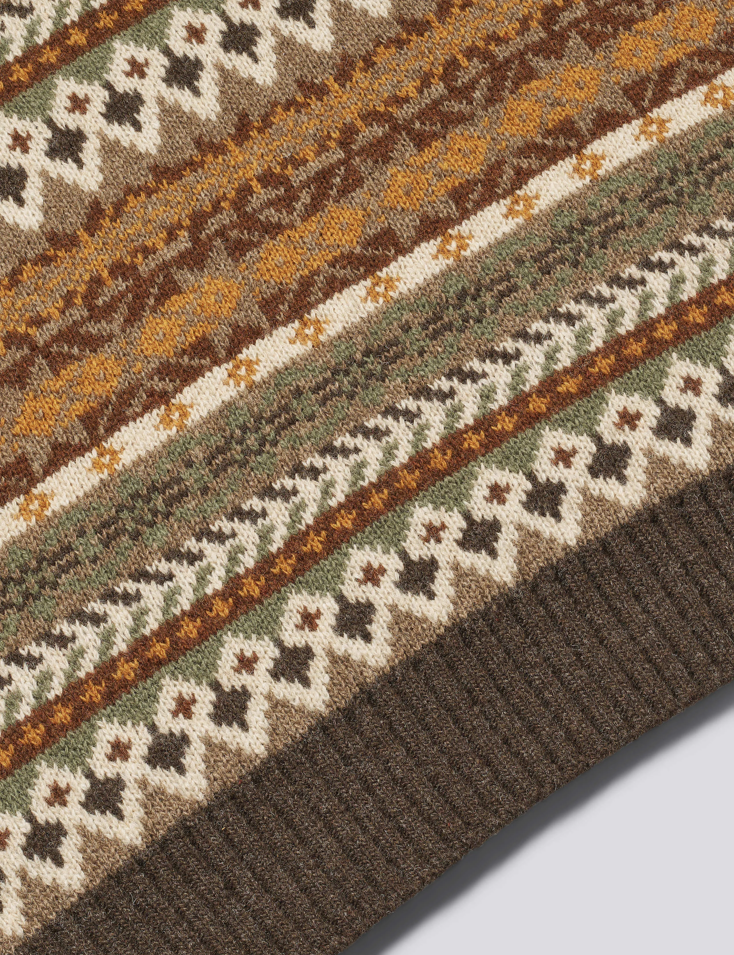FAIRISLE LAMBSWOOL KNIT - THYME sold by Foret product image thumbnail 3