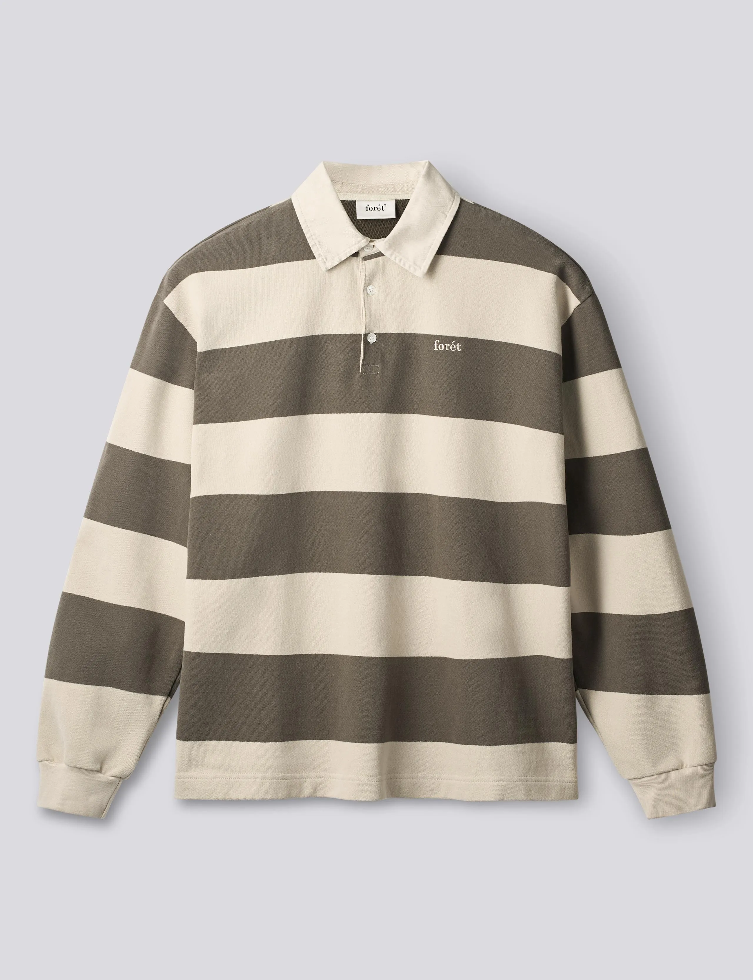 MATCH RUGBY SWEAT - WOOD STRIPE sold by Foret