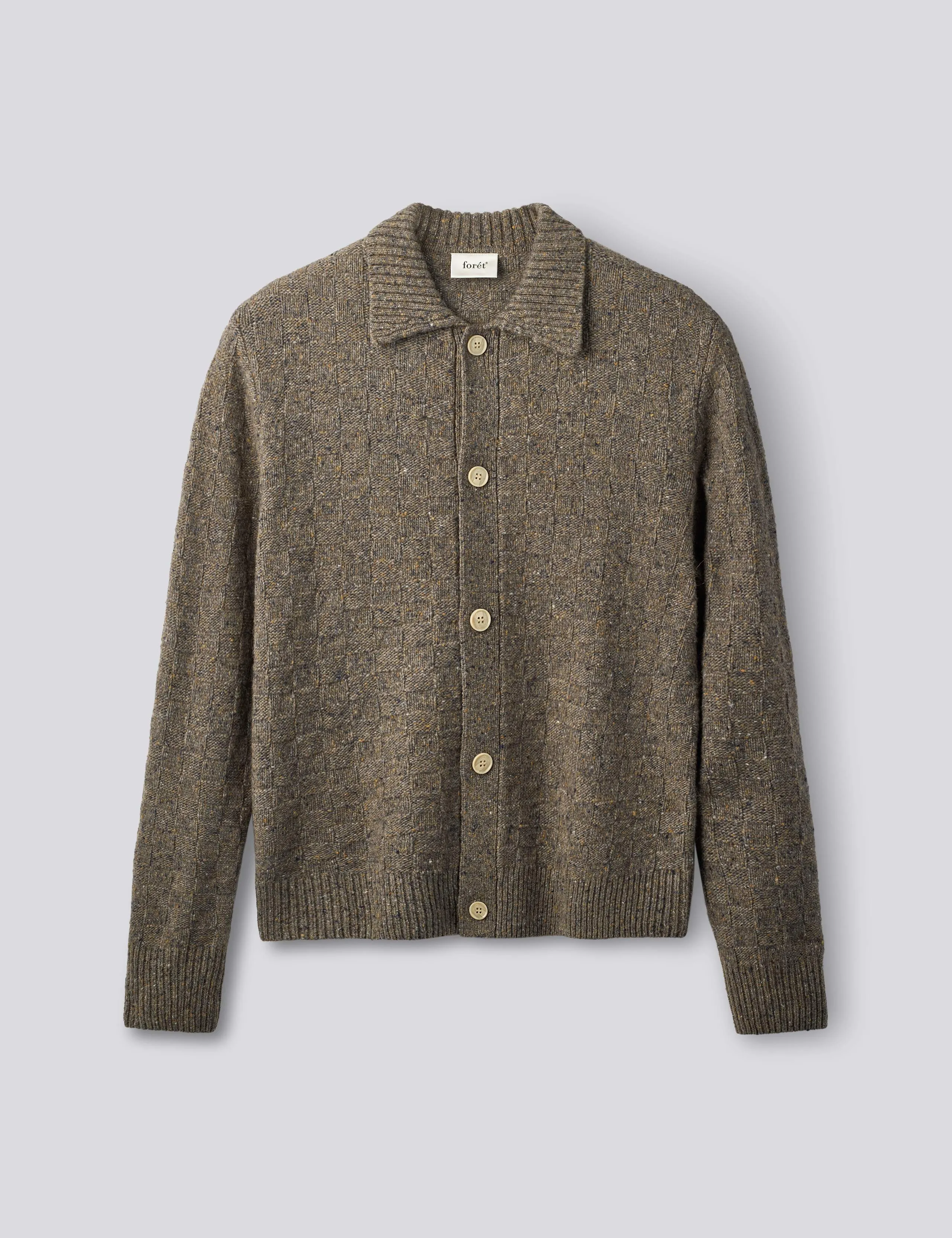 AREA WOOL JACKET - TAUPE sold by Foret