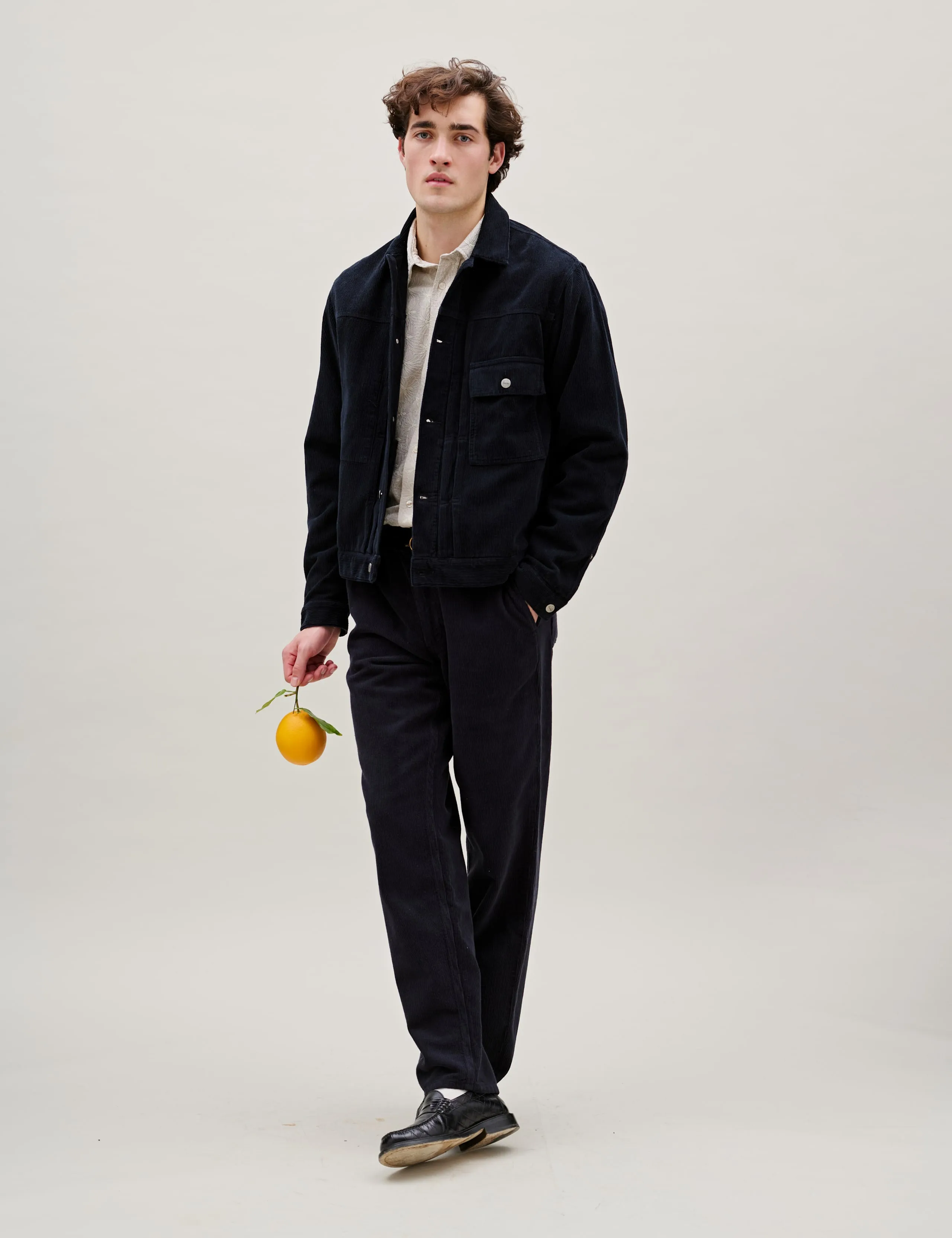 CLAY CORDUROY PANTS - NAVY sold by Foret product image thumbnail 2