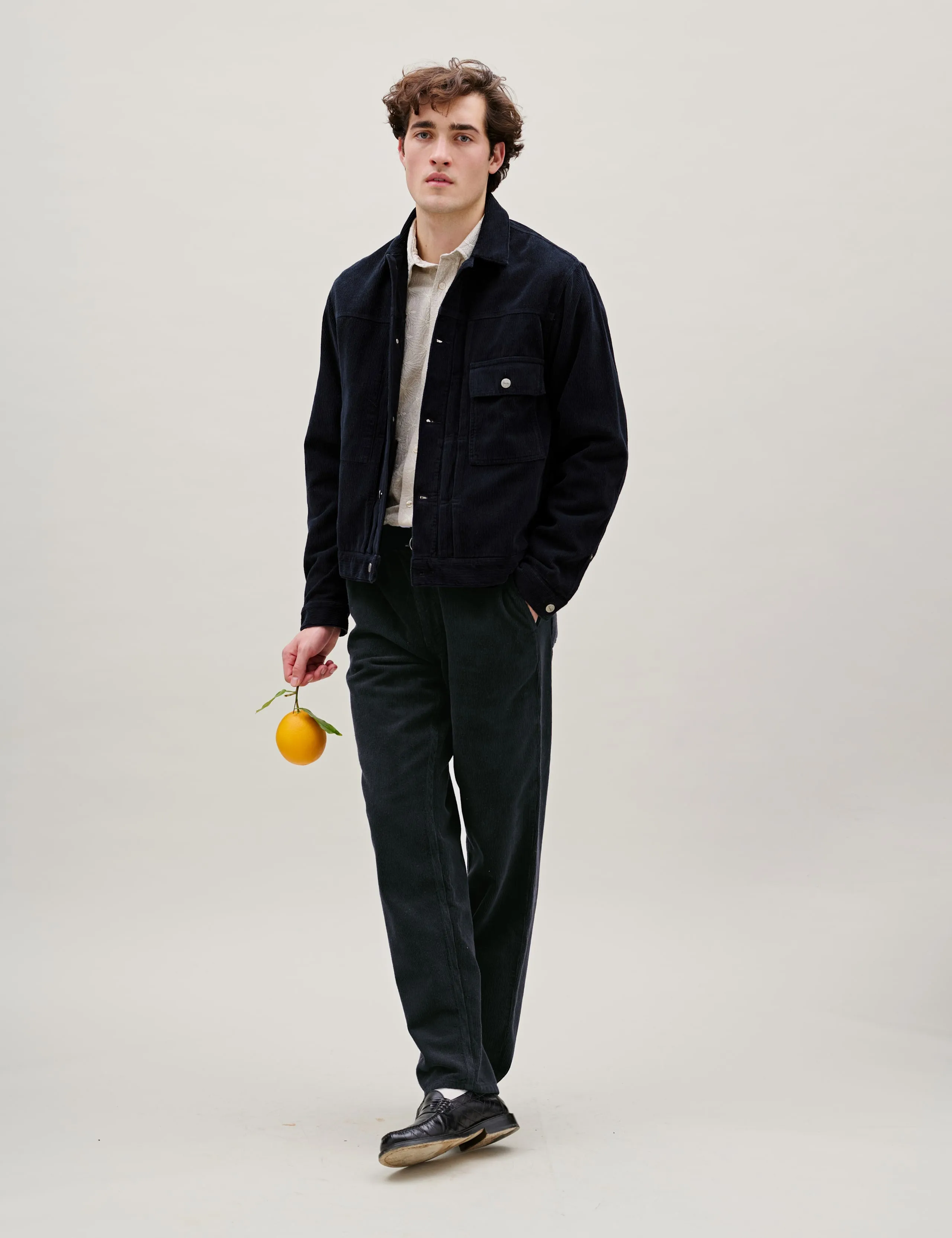 CLAY CORDUROY PANTS - GREY sold by Foret product image thumbnail 2