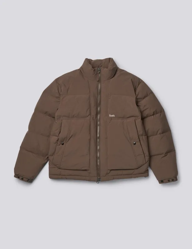 POLAR PUFFER JACKET - BROWN1 made by Foret