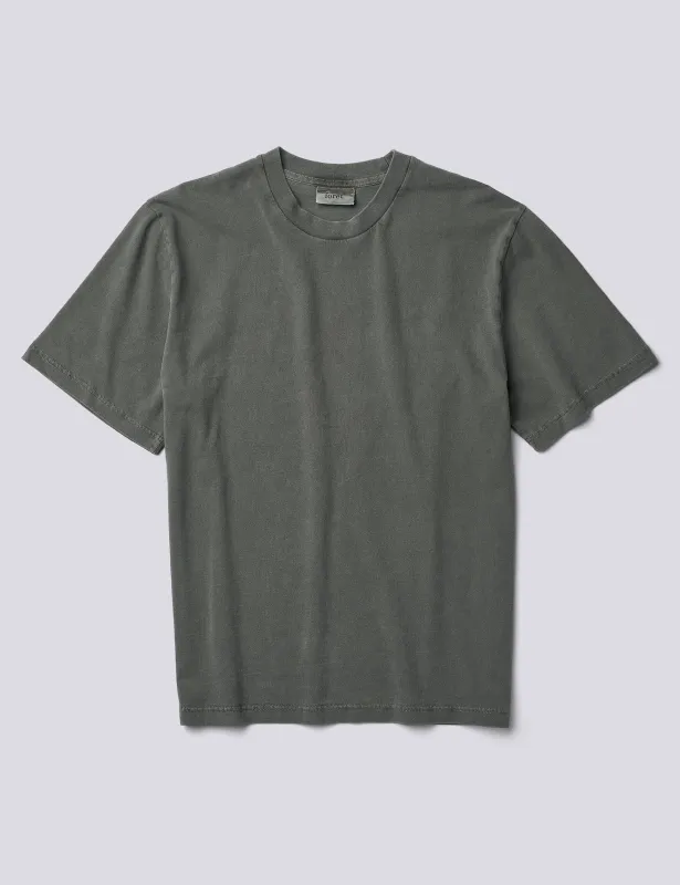 BREAK PIGMENT DYED T-SHIRT - GREY made by Foret