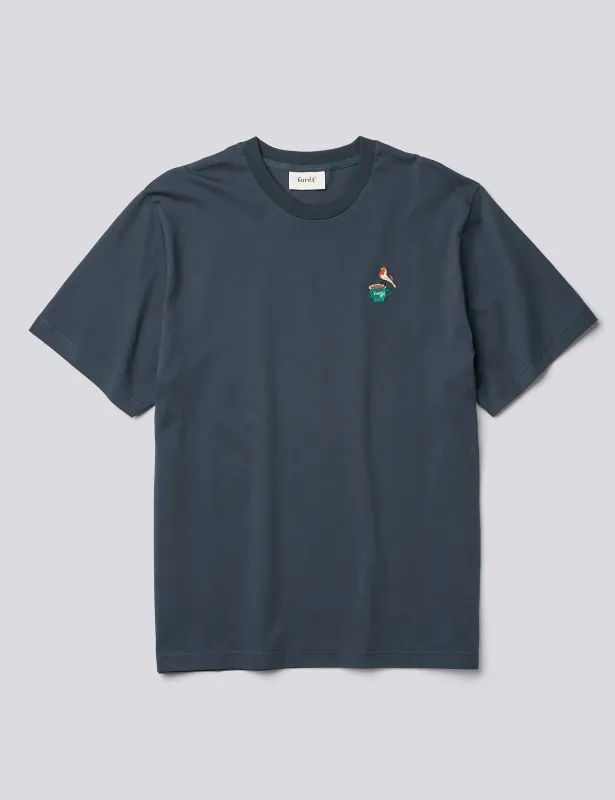 REST T-SHIRT - NAVY made by Foret