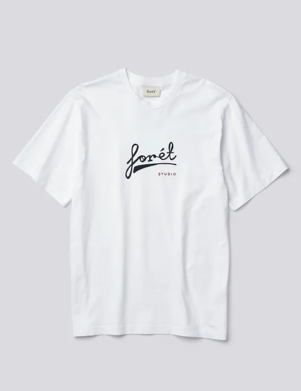 GARAGE T-SHIRT - WHITE made by Foret
