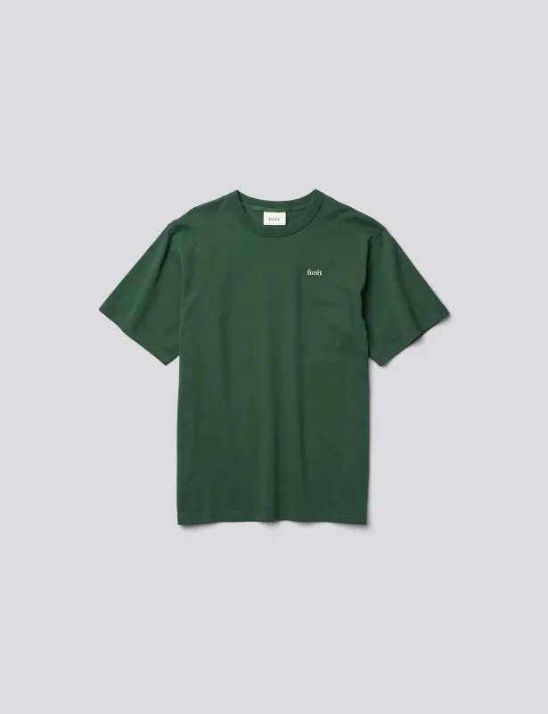 OAK T-SHIRT - DEEP GREEN made by Foret