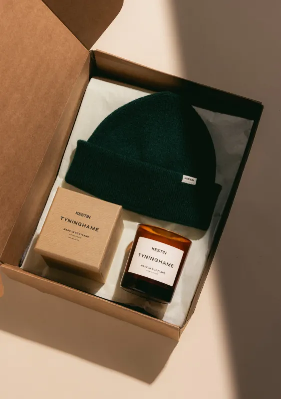 Candle & Braemar Beanie Gift Set sold by Kestin