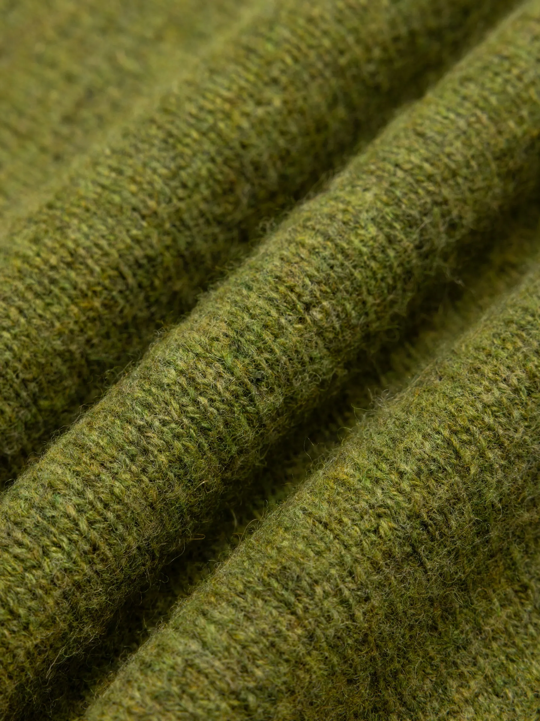 Lewis Brushed Shetland Polo in Apple Lambswool sold by Kestin product image thumbnail 5