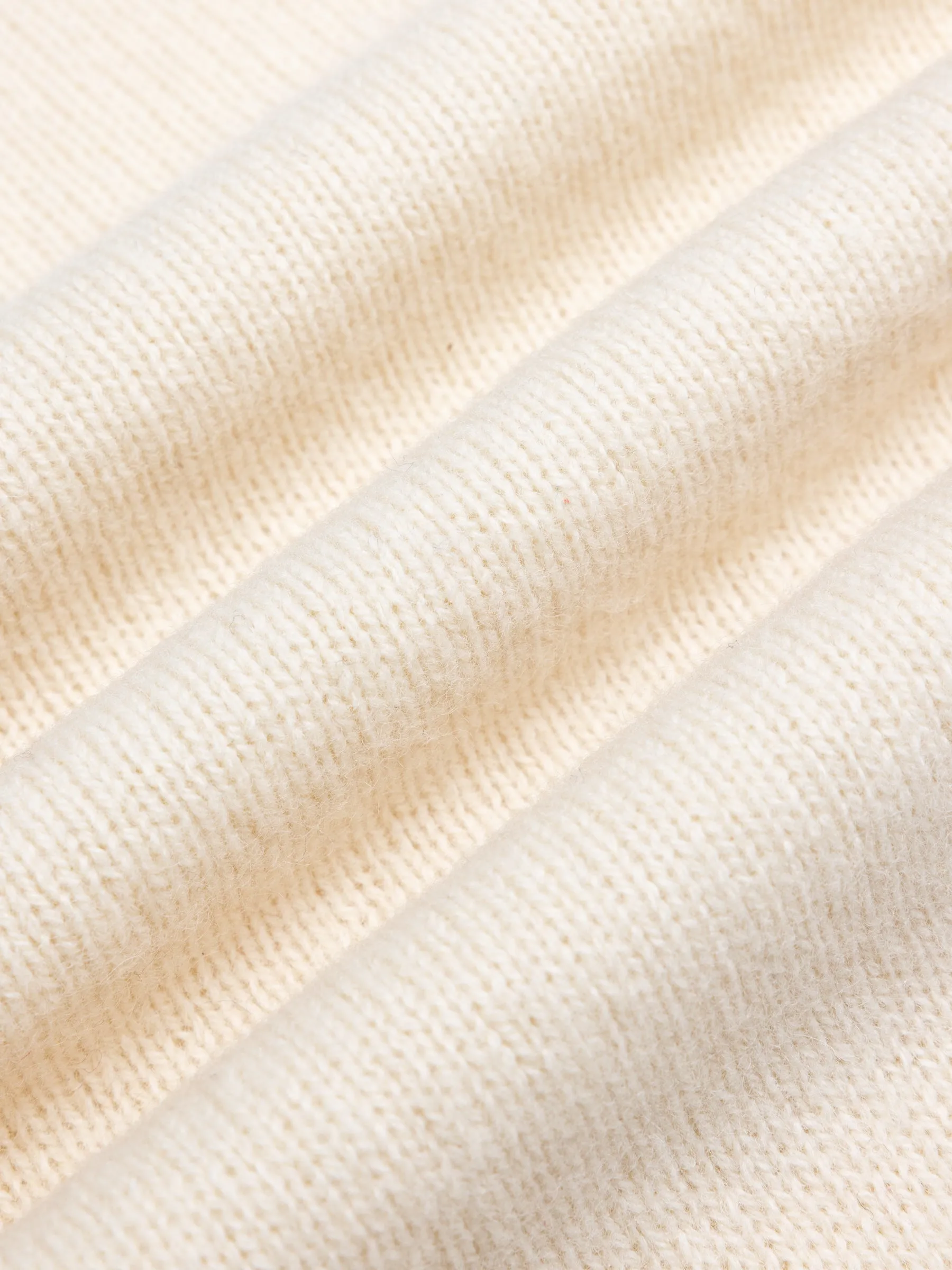 Brushed Shetland Crew in Ecru Lambswool sold by Kestin product image thumbnail 3