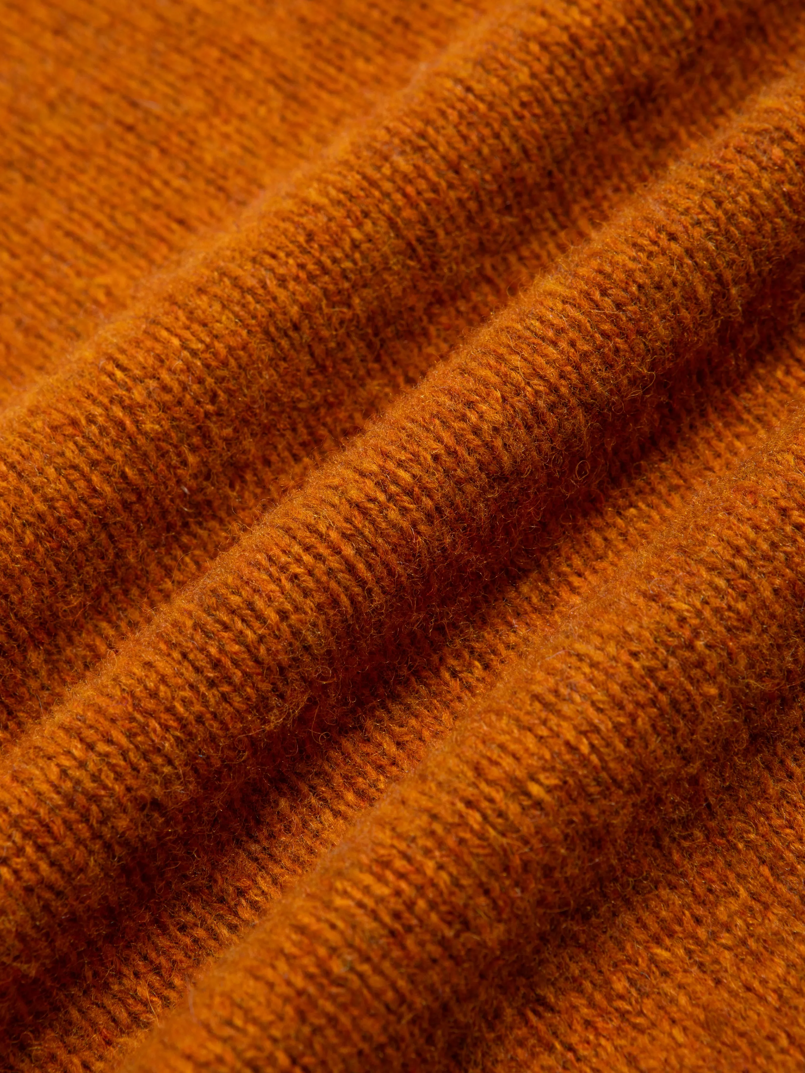 Brushed Shetland Crew in Tangerine Lambswool sold by Kestin product image thumbnail 3