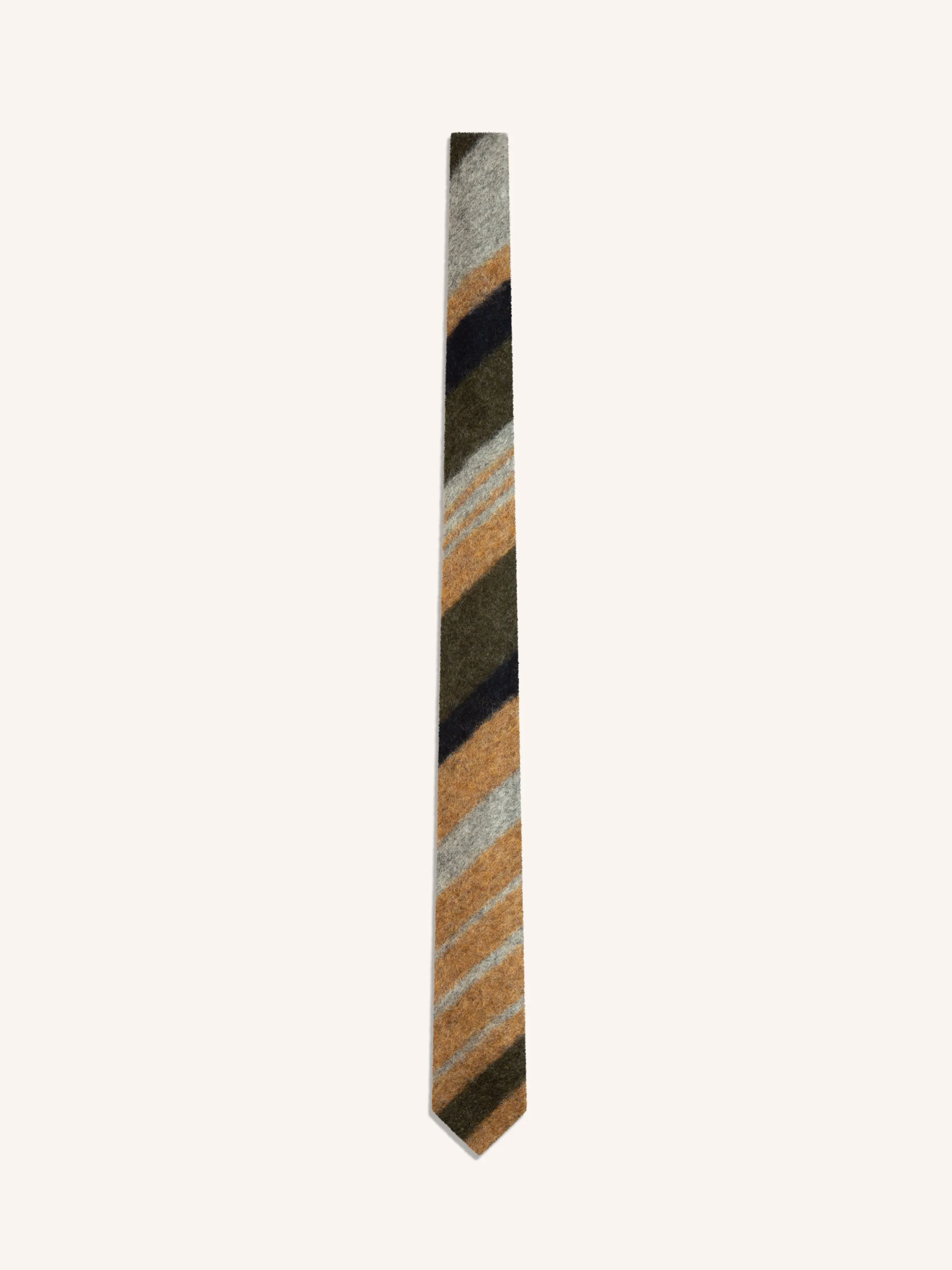 Jura Tie in Stripe Italian Wool sold by Kestin