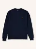 Stobhall Sweatshirt In Navy Cotton Fleeceback sold by Kestin