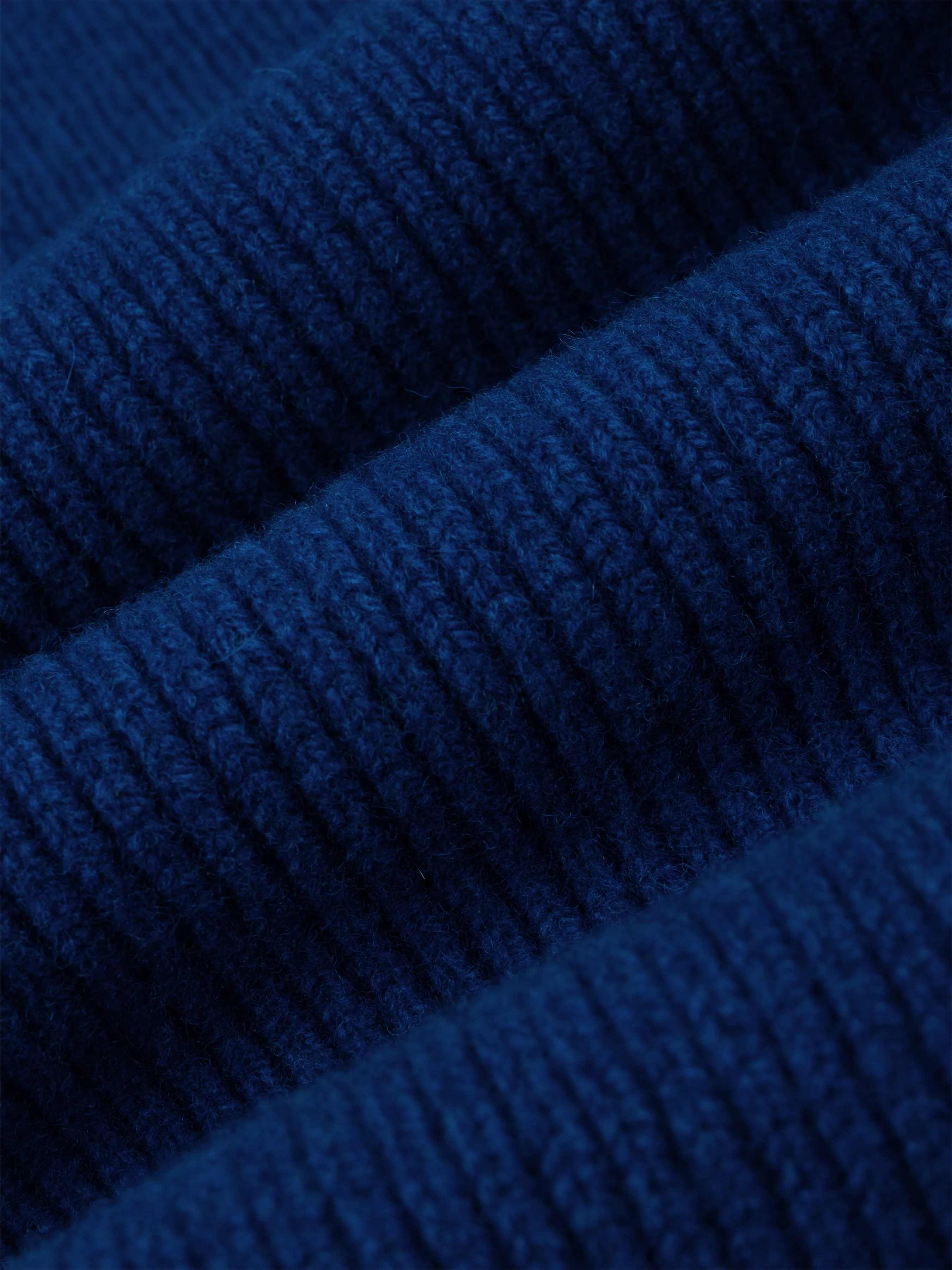 Braemar Scarf in Cobalt Lambswool sold by Kestin product image thumbnail 2