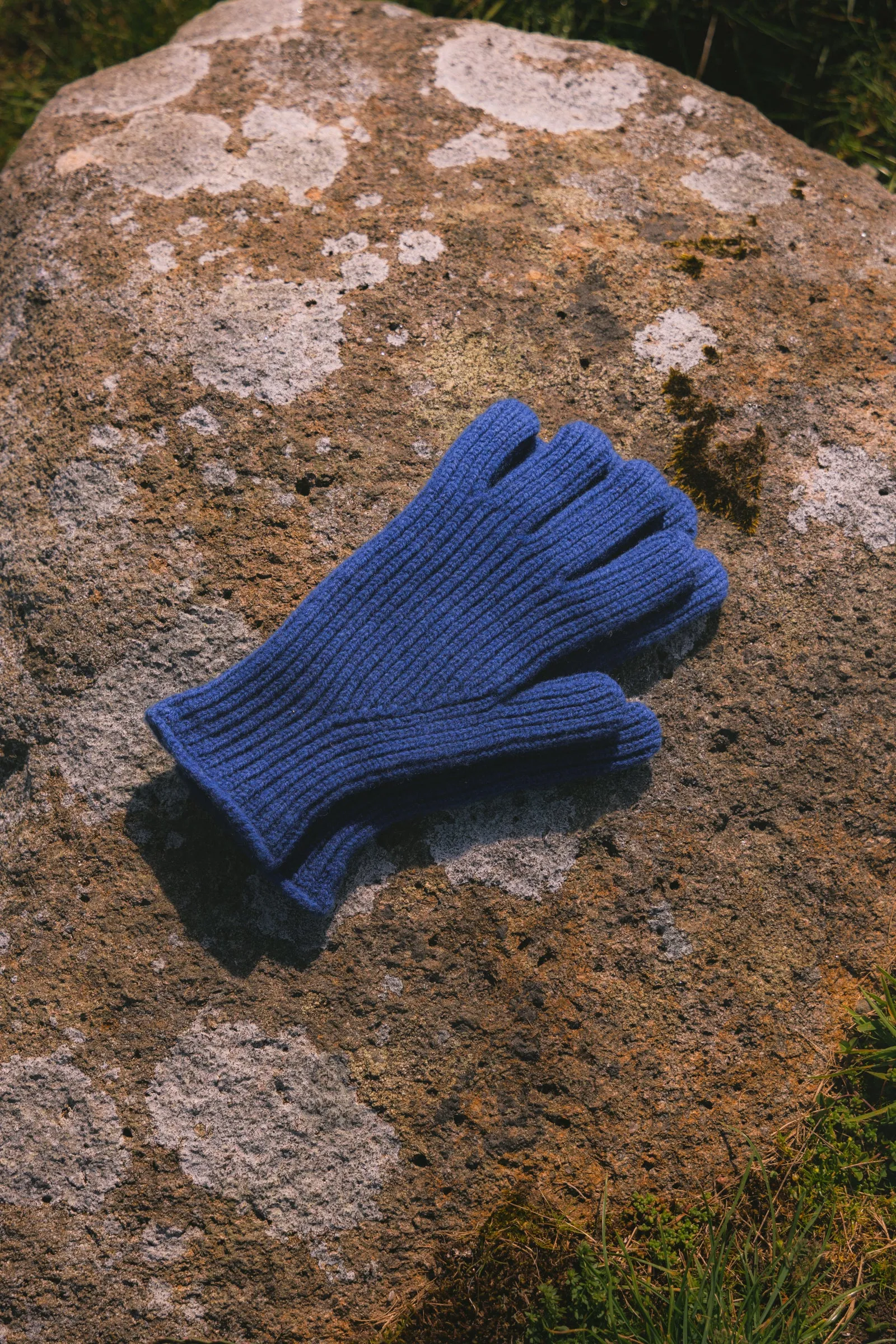 Braemar Gloves in Cobalt Lambswool sold by Kestin product image thumbnail 2