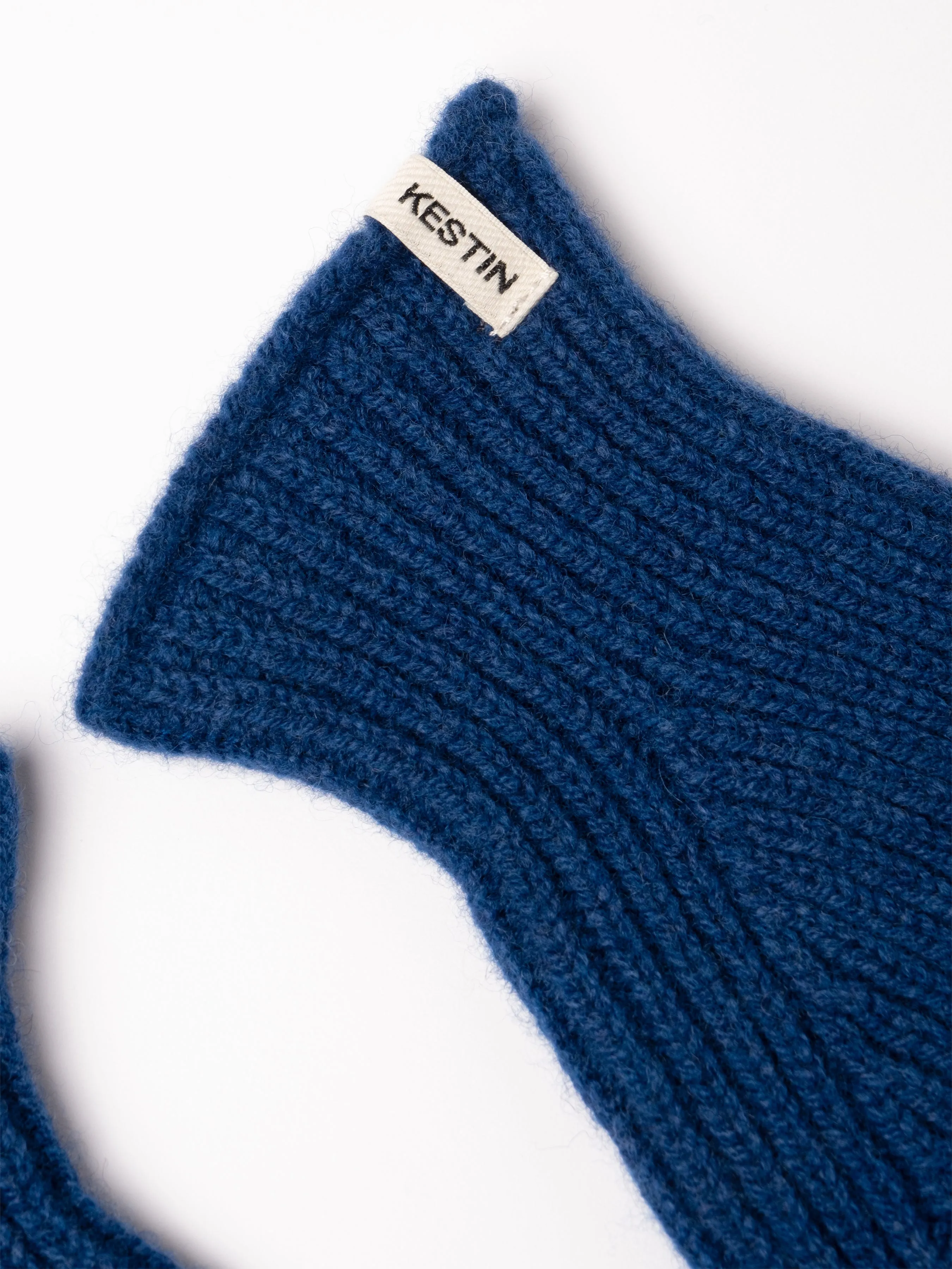 Braemar Gloves in Cobalt Lambswool sold by Kestin product image thumbnail 3