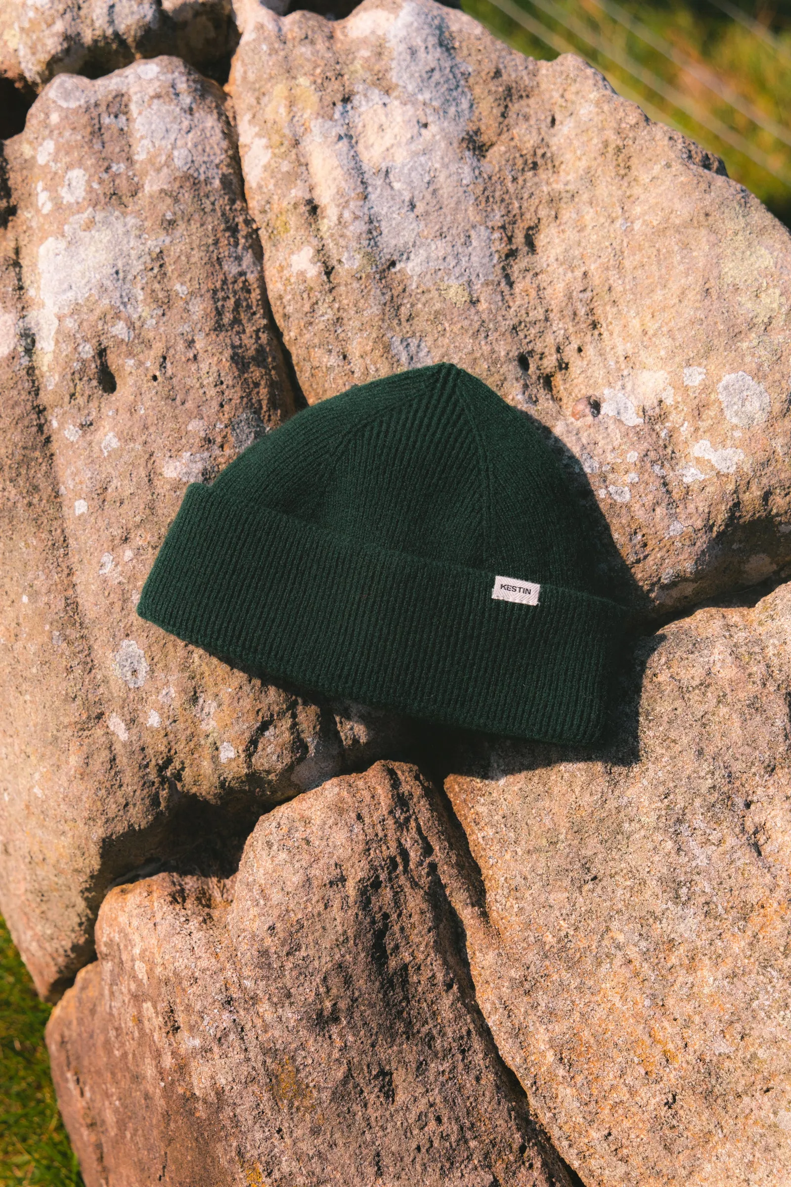 Braemar Beanie in Pine Lambswool sold by Kestin product image thumbnail 3