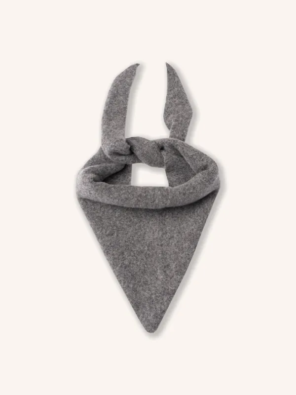 Alva Bandana in Grey Pure Wool sold by Kestin