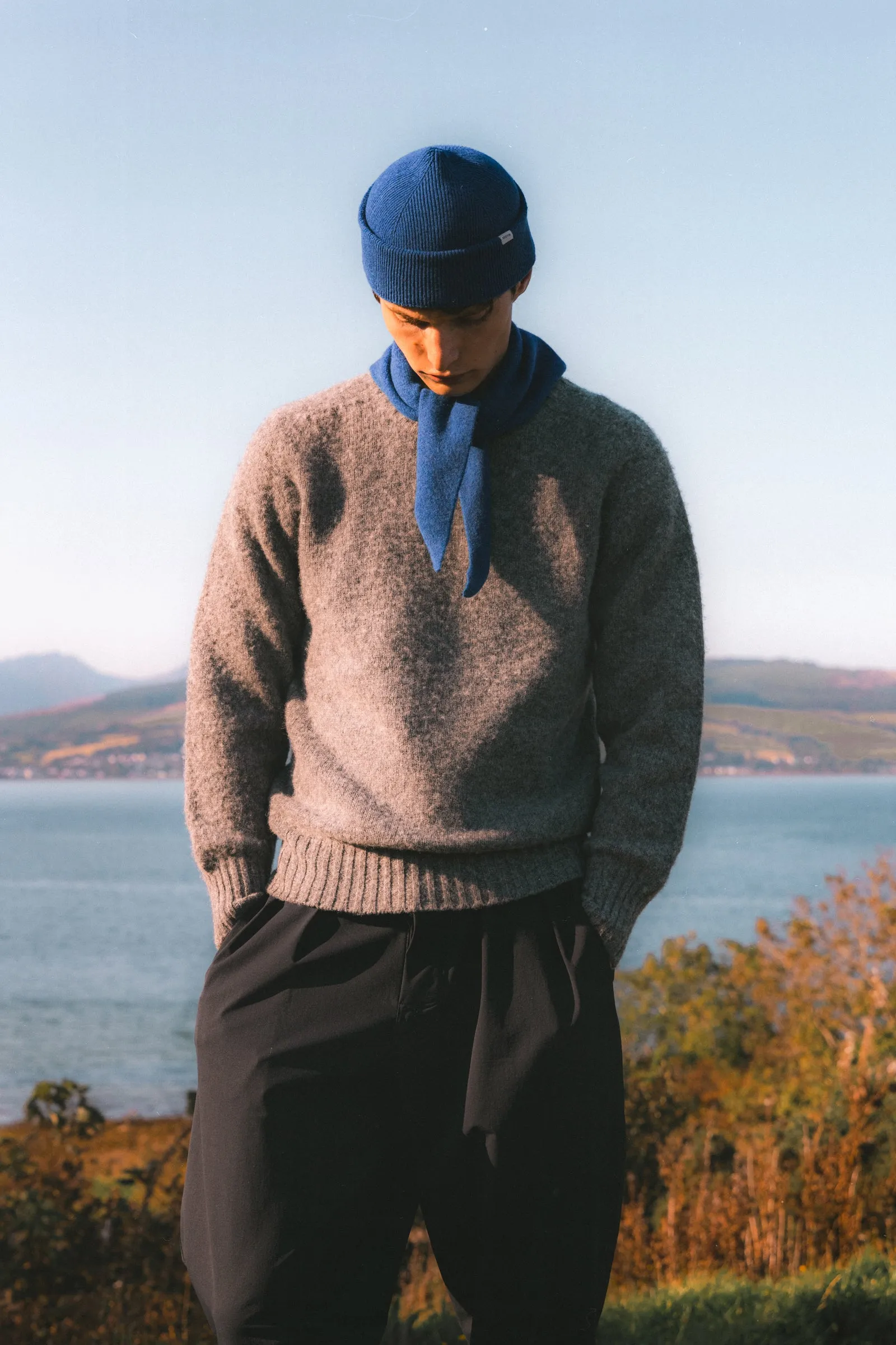 Alva Bandana in Cobalt Pure Wool sold by Kestin product image thumbnail 4
