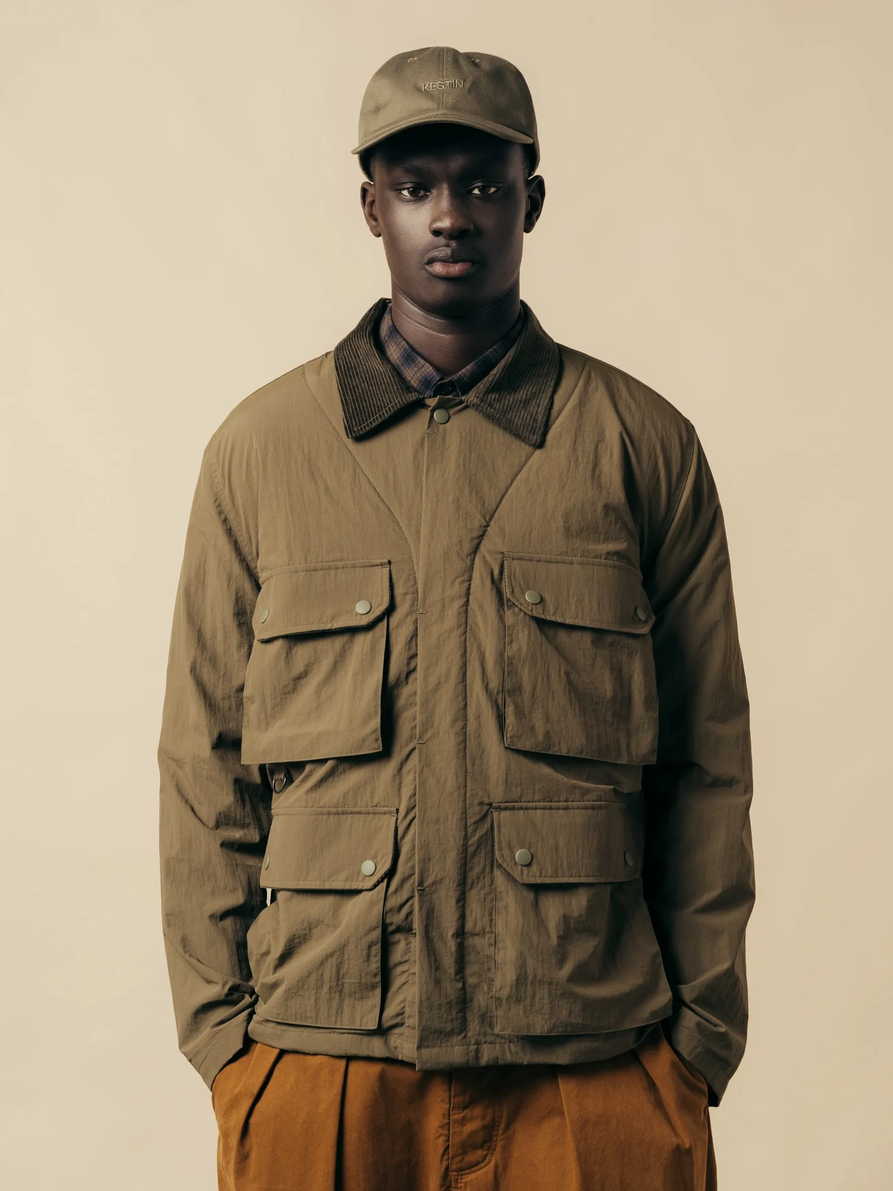 Strathblane In Olive Recycled Nylon sold by Kestin product image thumbnail 2