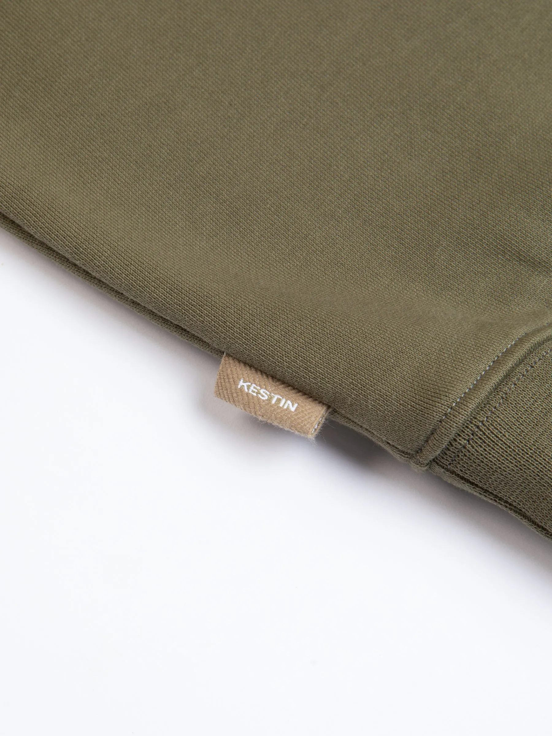 Stobhall Sweatshirt In Olive Cotton Fleeceback sold by Kestin product image thumbnail 4