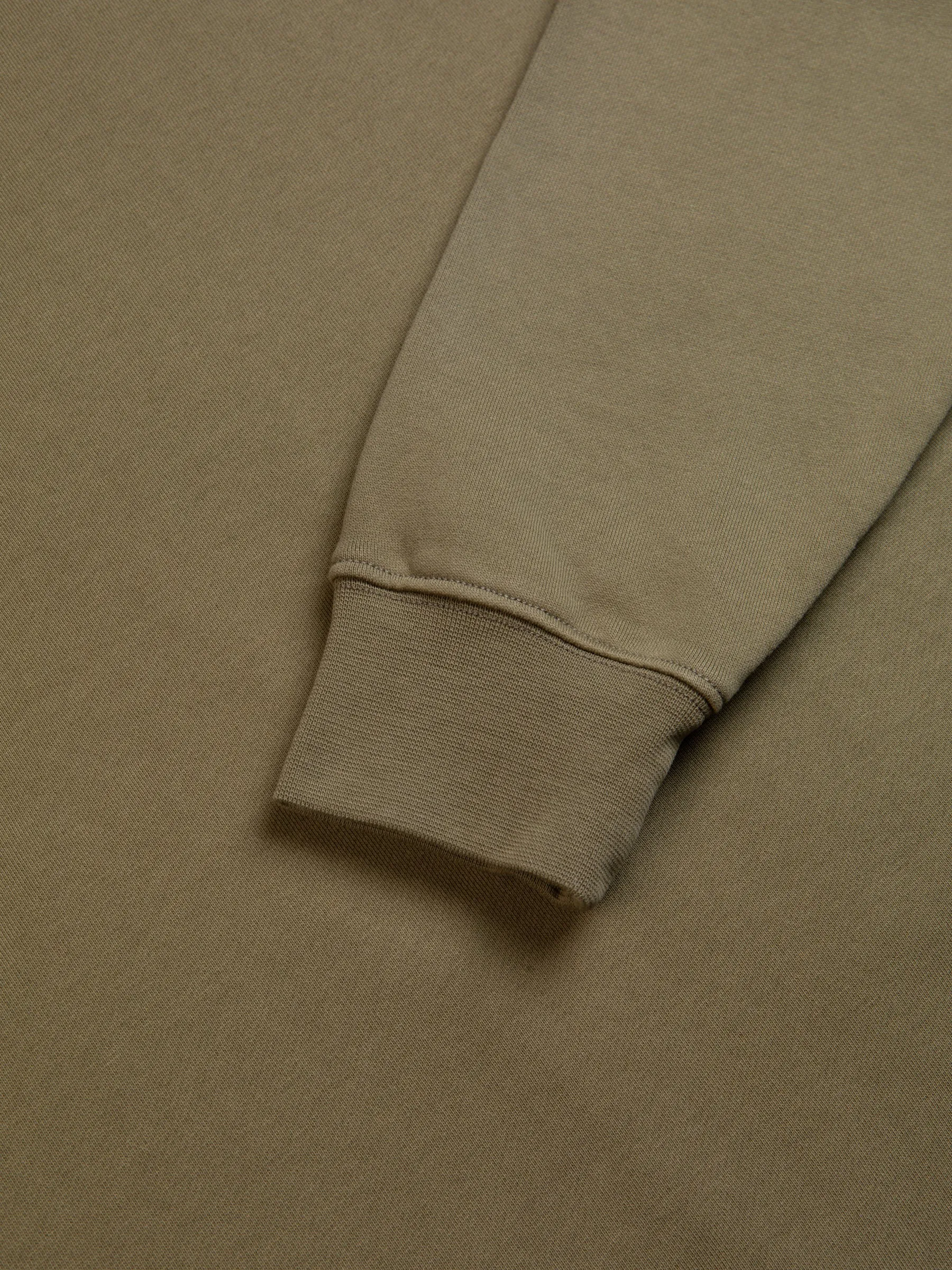 Stobhall Sweatshirt In Olive Cotton Fleeceback sold by Kestin product image thumbnail 5