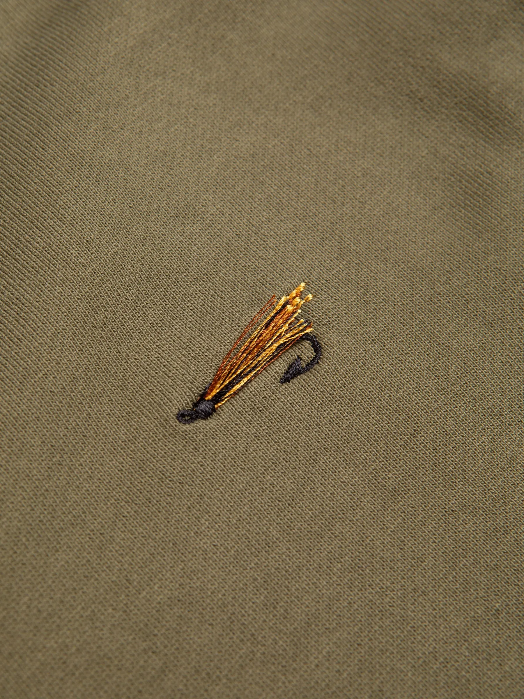 Stobhall Sweatshirt In Olive Cotton Fleeceback sold by Kestin product image thumbnail 2