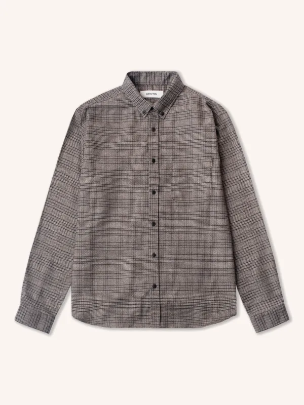Raeburn Button Down Shirt in Prince Of Wales Check made by Kestin