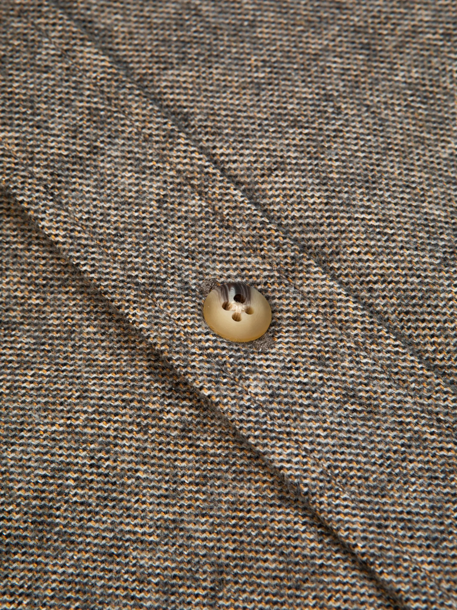 Kinnaird Shirt In Peat Marl Soft Mouline Cotton sold by Kestin product image thumbnail 5