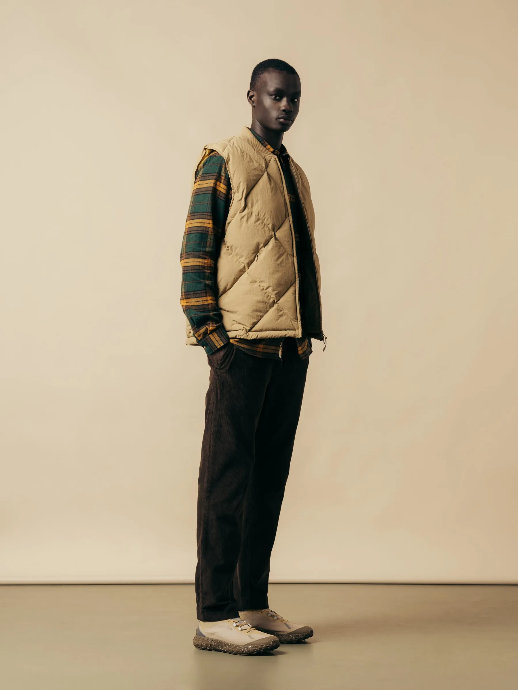Inverness Trouser In Peat 12W Cotton Corduroy sold by Kestin product image thumbnail 4