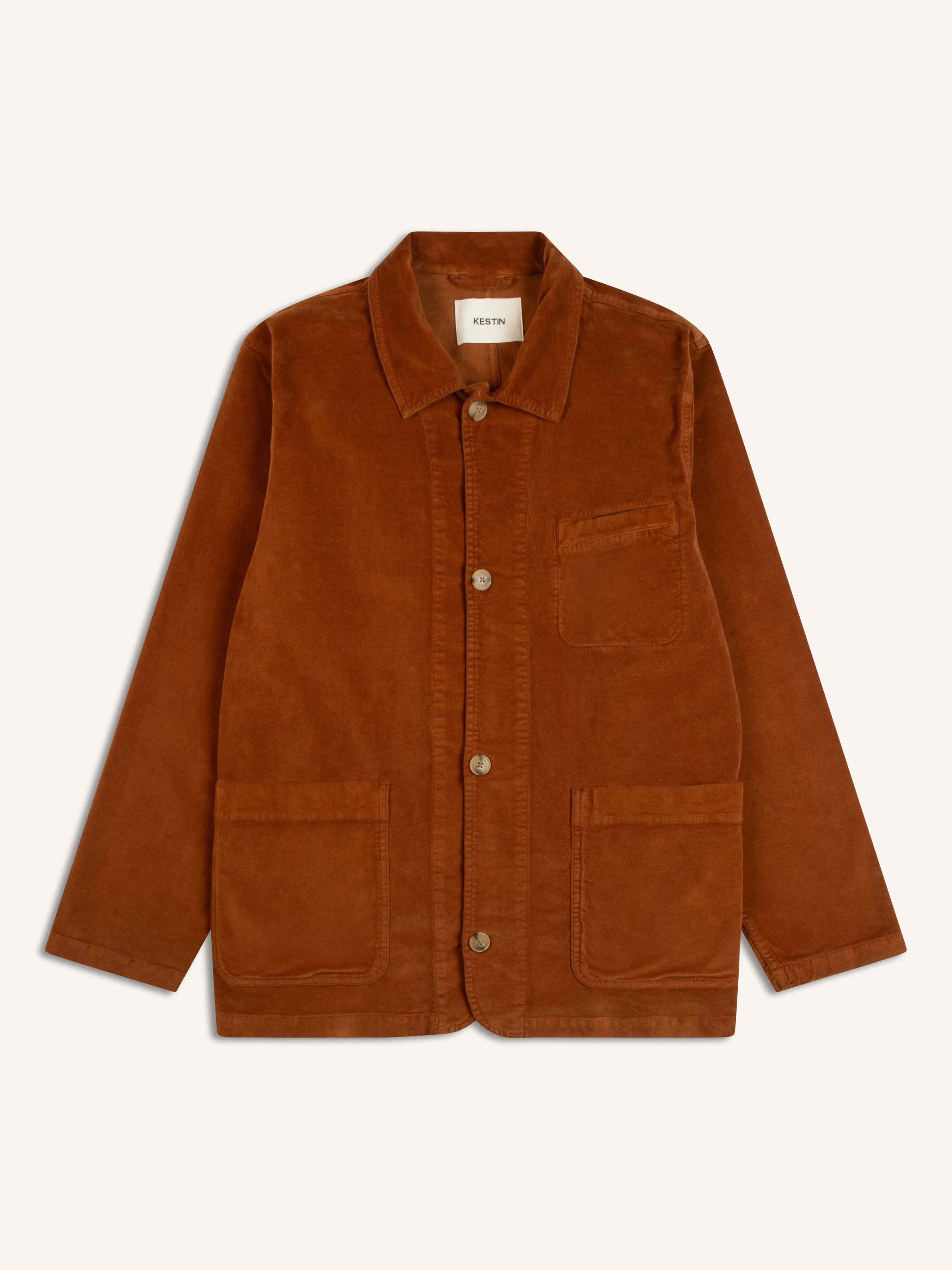 Huntly Jacket in Tobacco Moleskin sold by Kestin