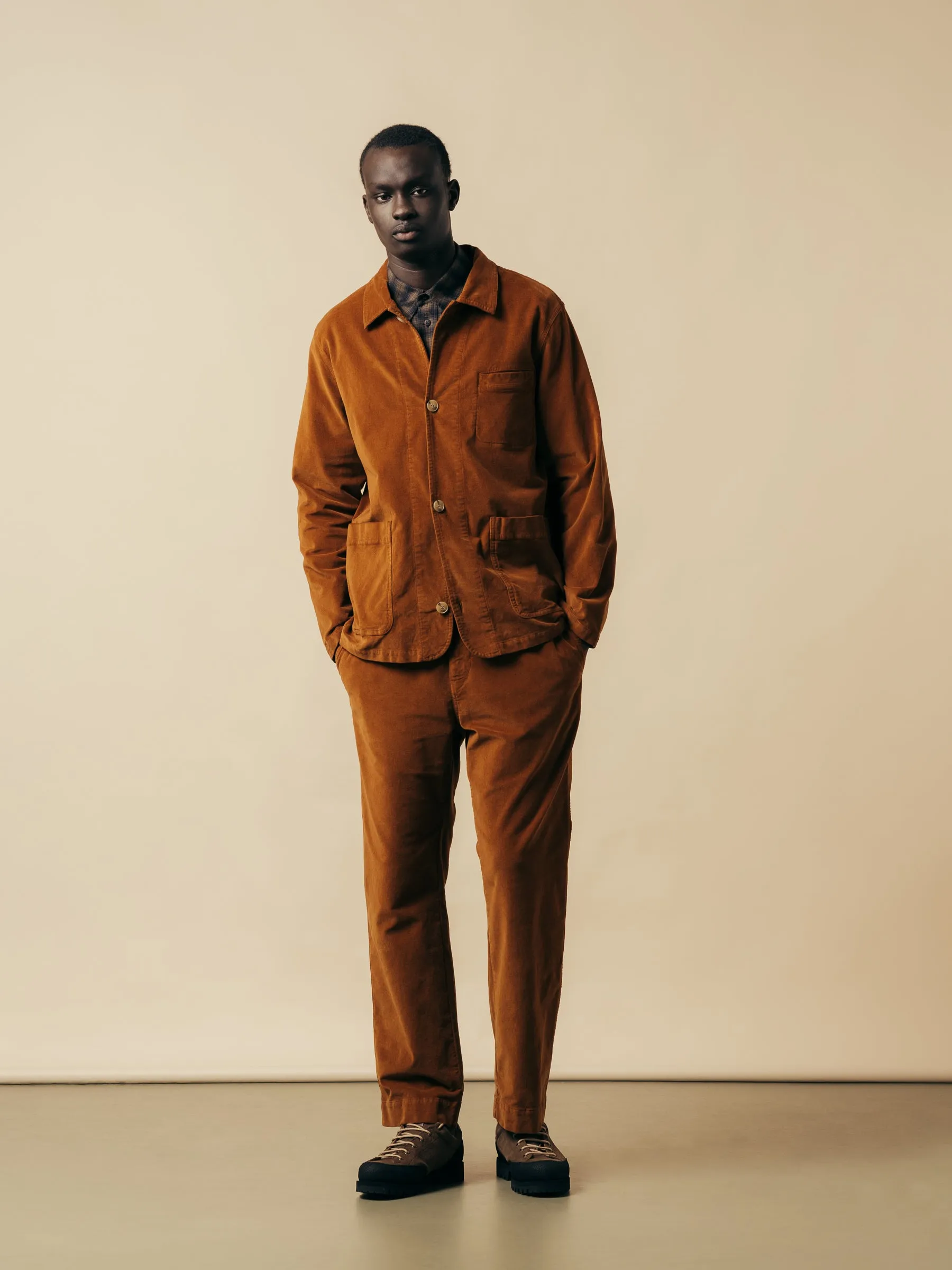 Huntly Jacket in Tobacco Moleskin sold by Kestin product image thumbnail 2