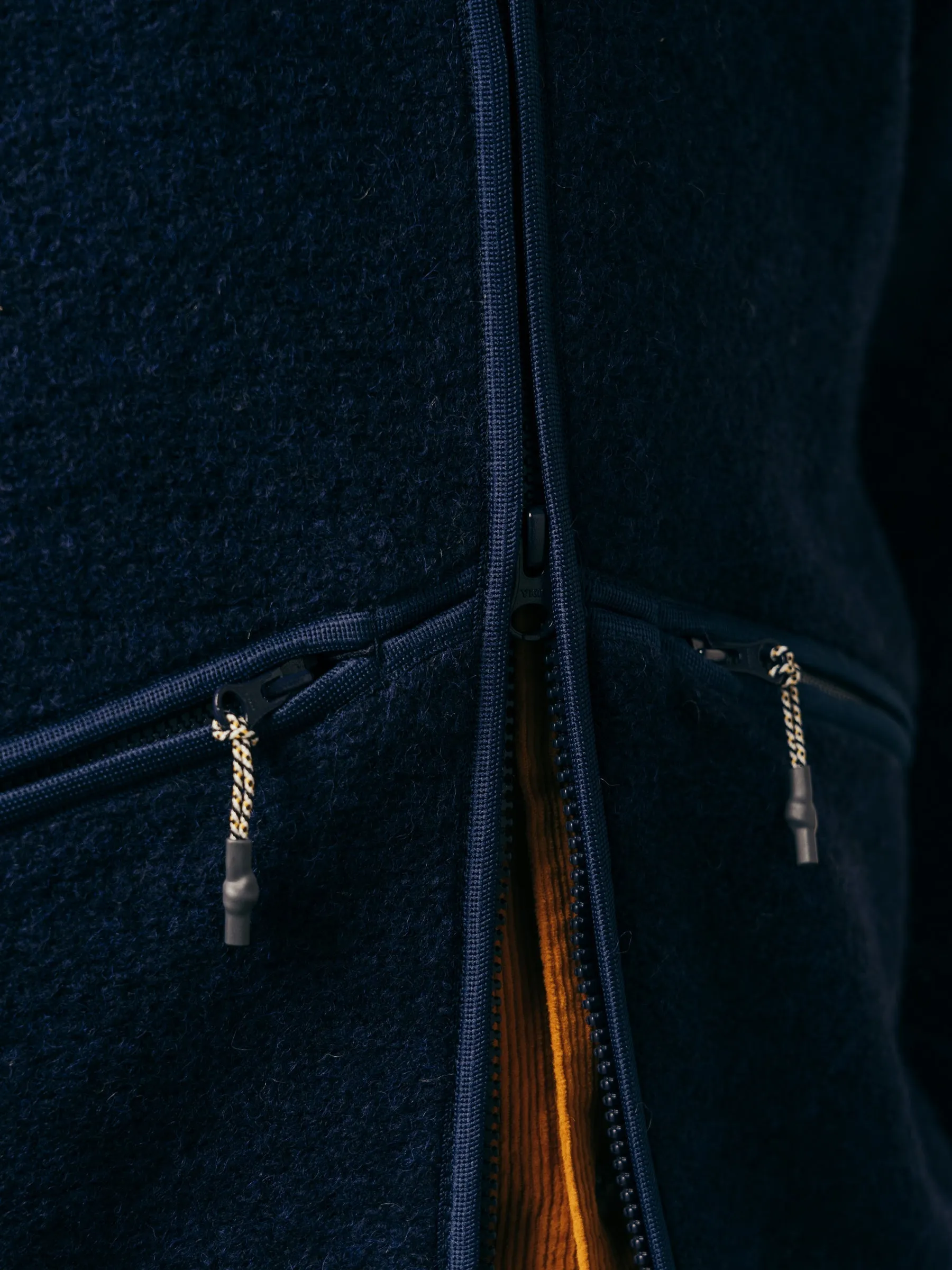 Dreghorn Fleece In Midnight Blue Italian Wool sold by Kestin product image thumbnail 3