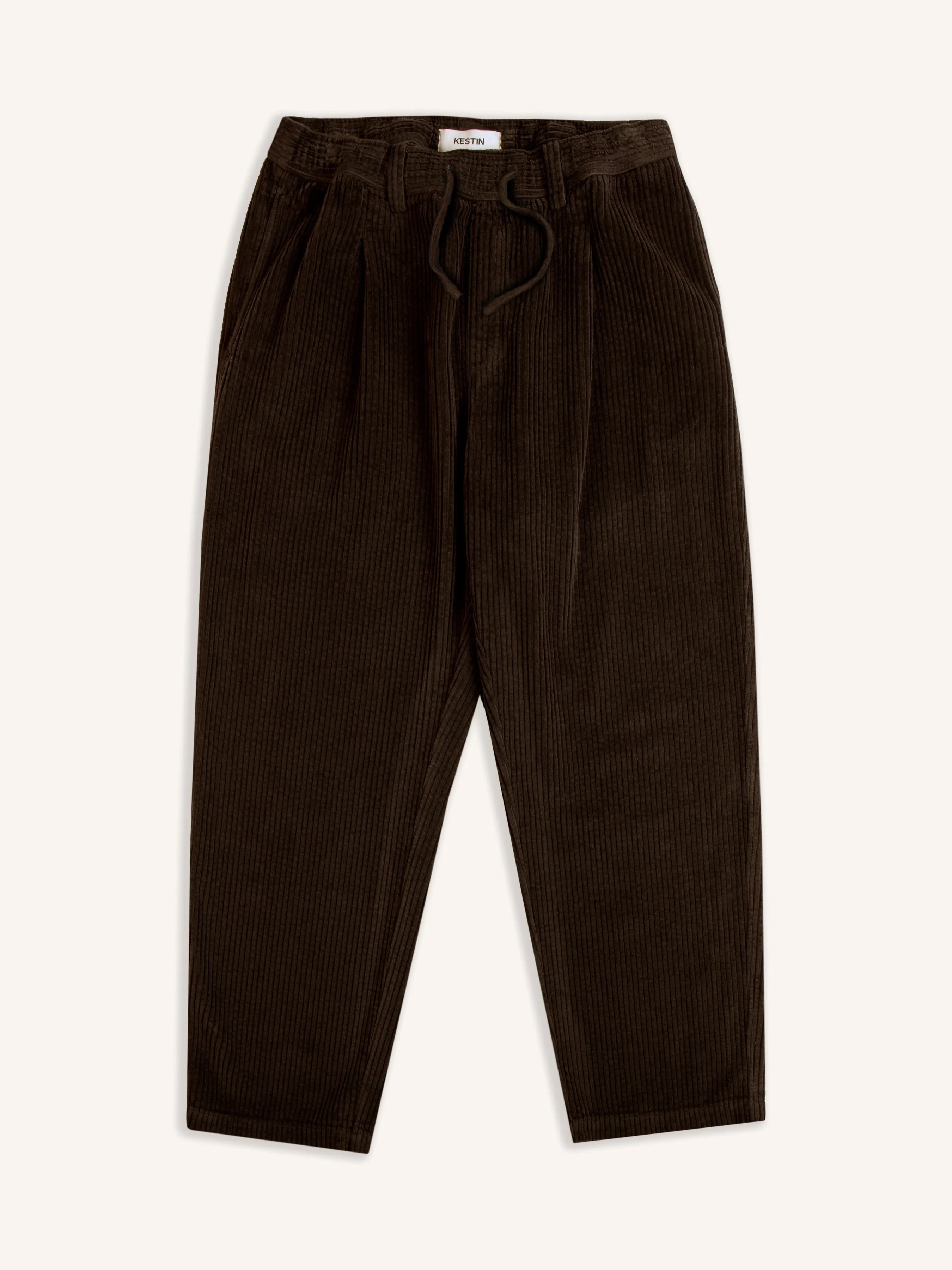 Doune Pant In Peat Jumbo Cord sold by Kestin