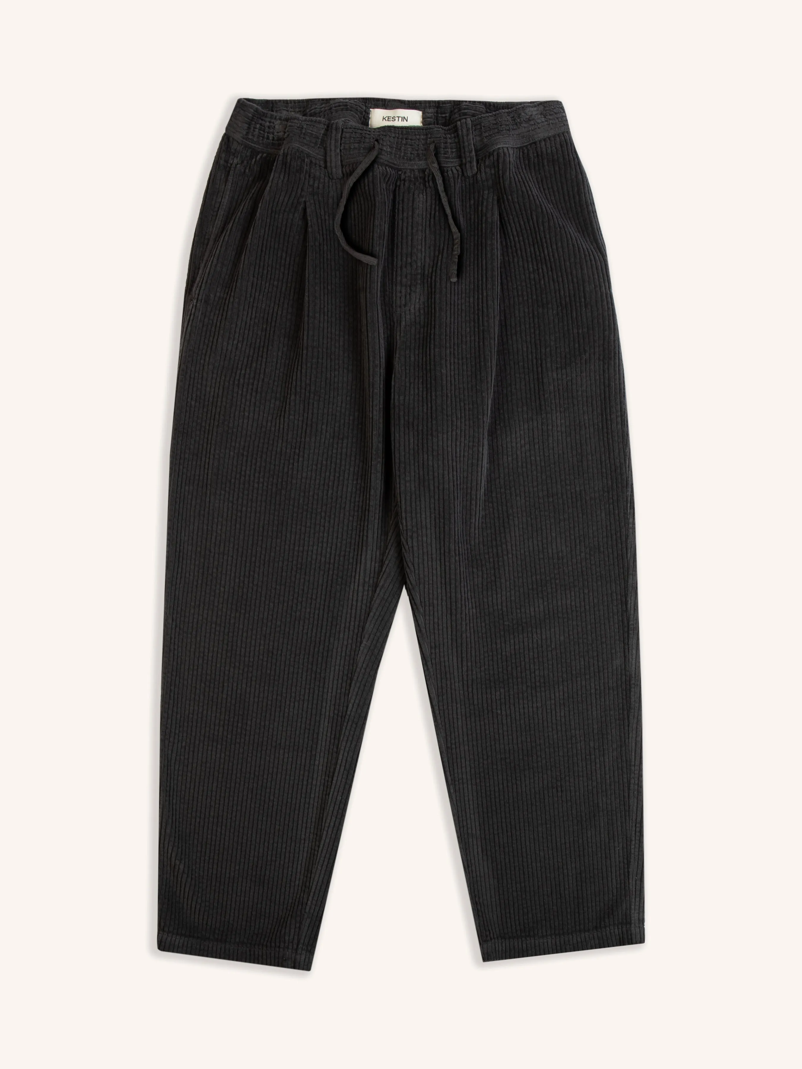 Doune Pant In Charcoal Jumbo Cord sold by Kestin